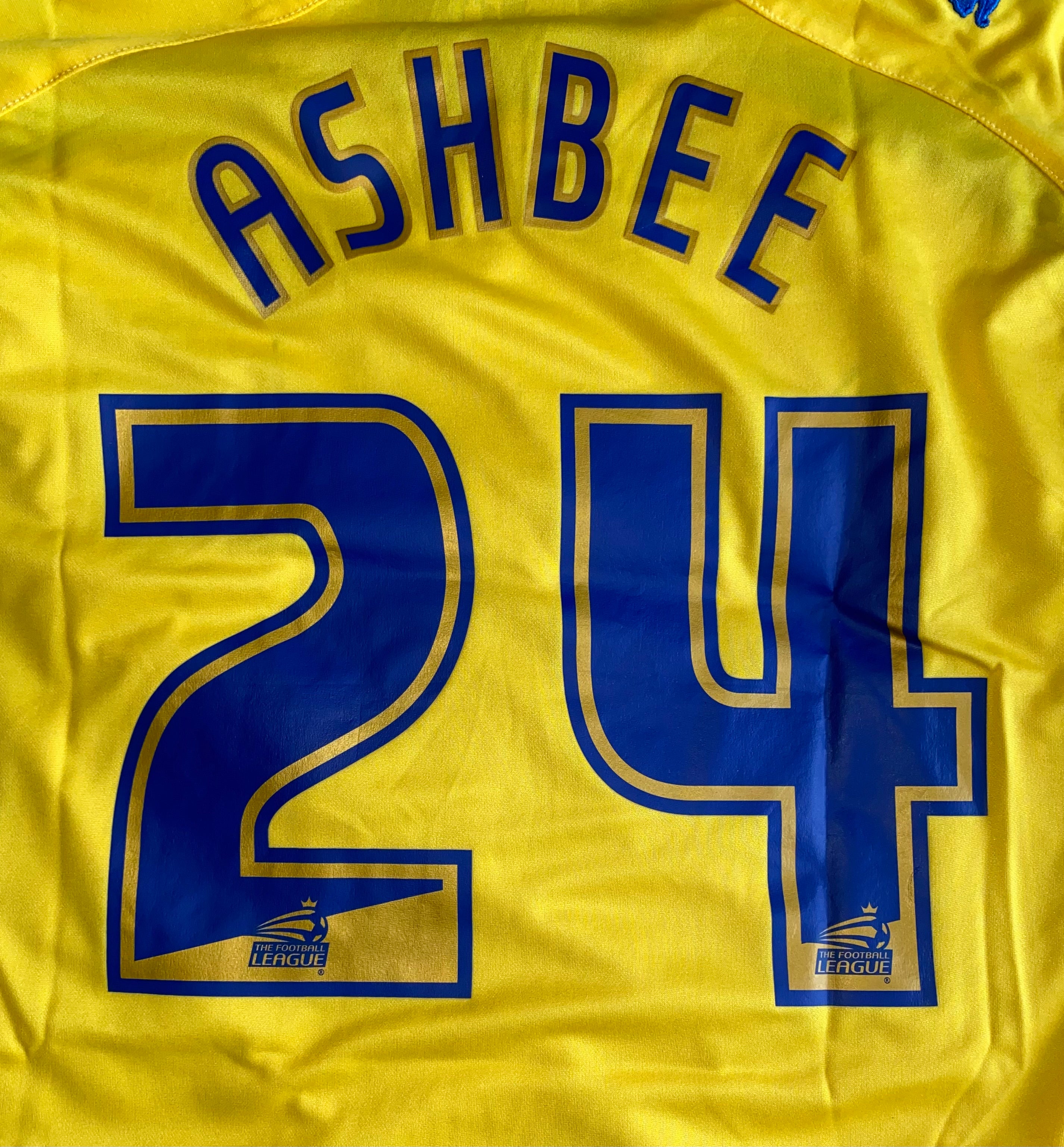 2011/12 PRESTON NORTH END MATCH WORN SHIRT (ASHBEE #24)