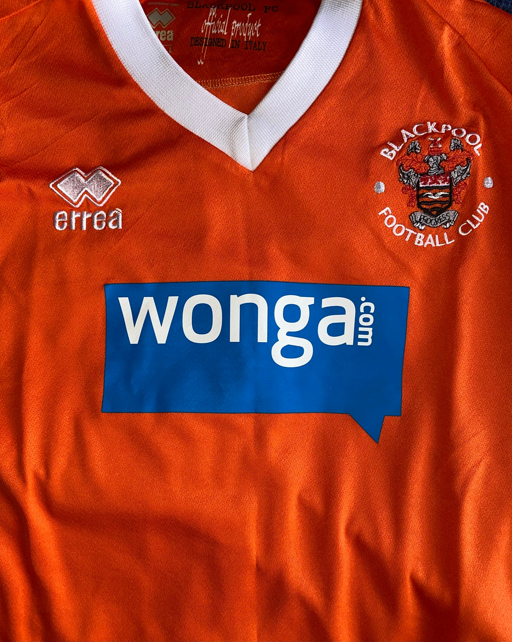 2013/14 BLACKPOOL MATCH WORN SHIRT (ROBINSON #3)