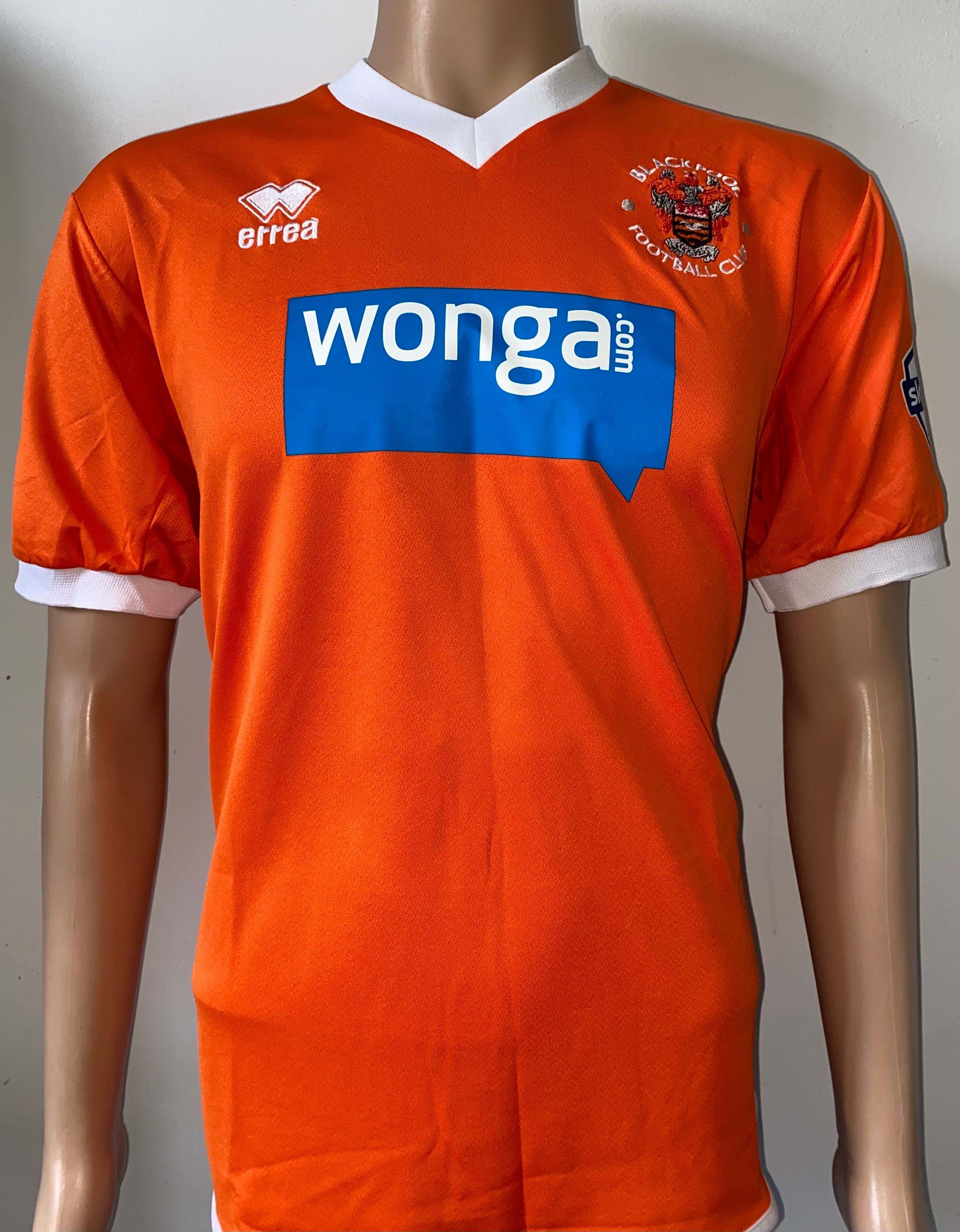 2013/14 BLACKPOOL MATCH WORN SHIRT (ROBINSON #3)