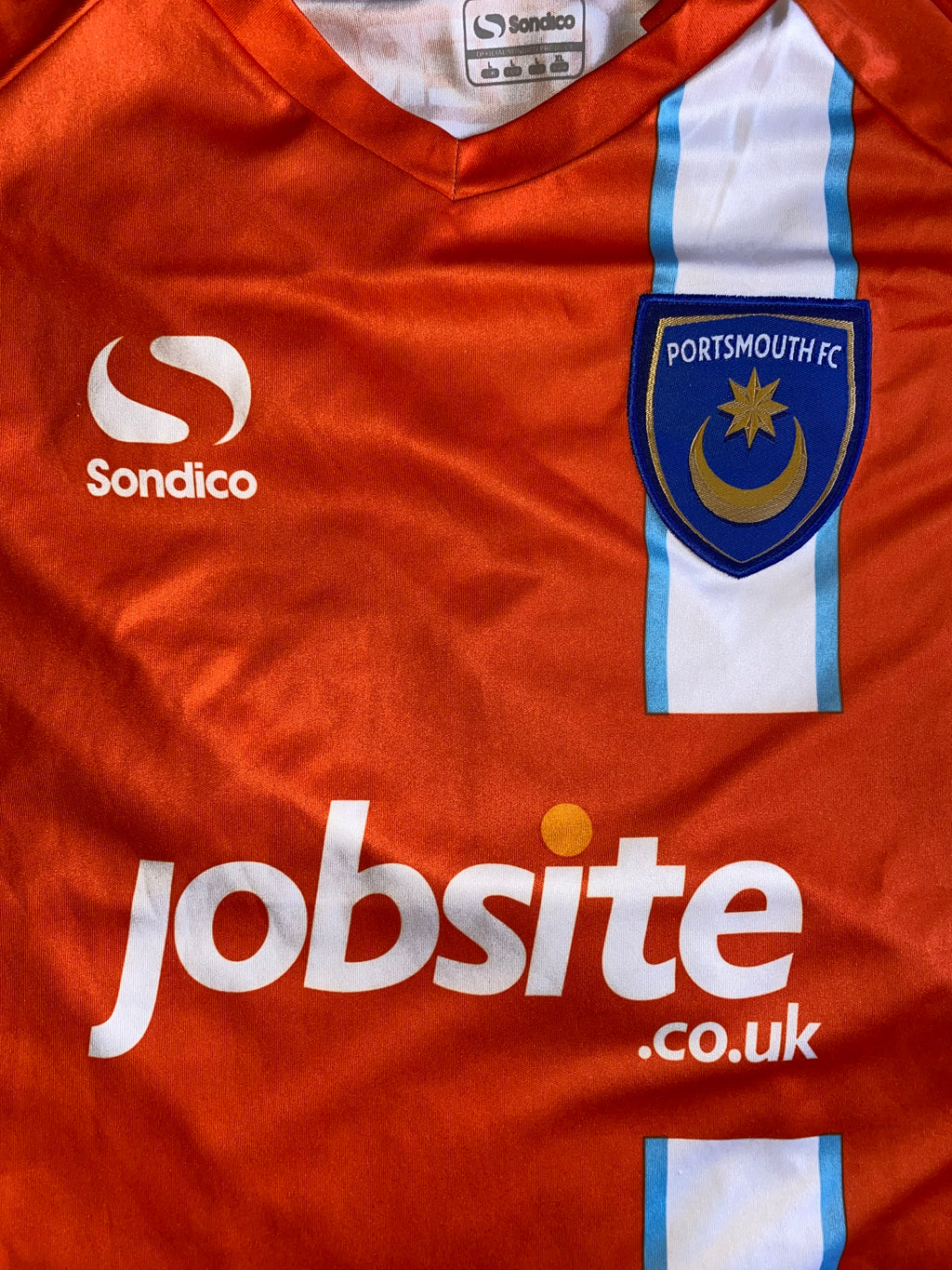 2014/15 PORTSMOUTH MATCH WORN HOME GOALKEEPERS SHIRT (JONES #1)