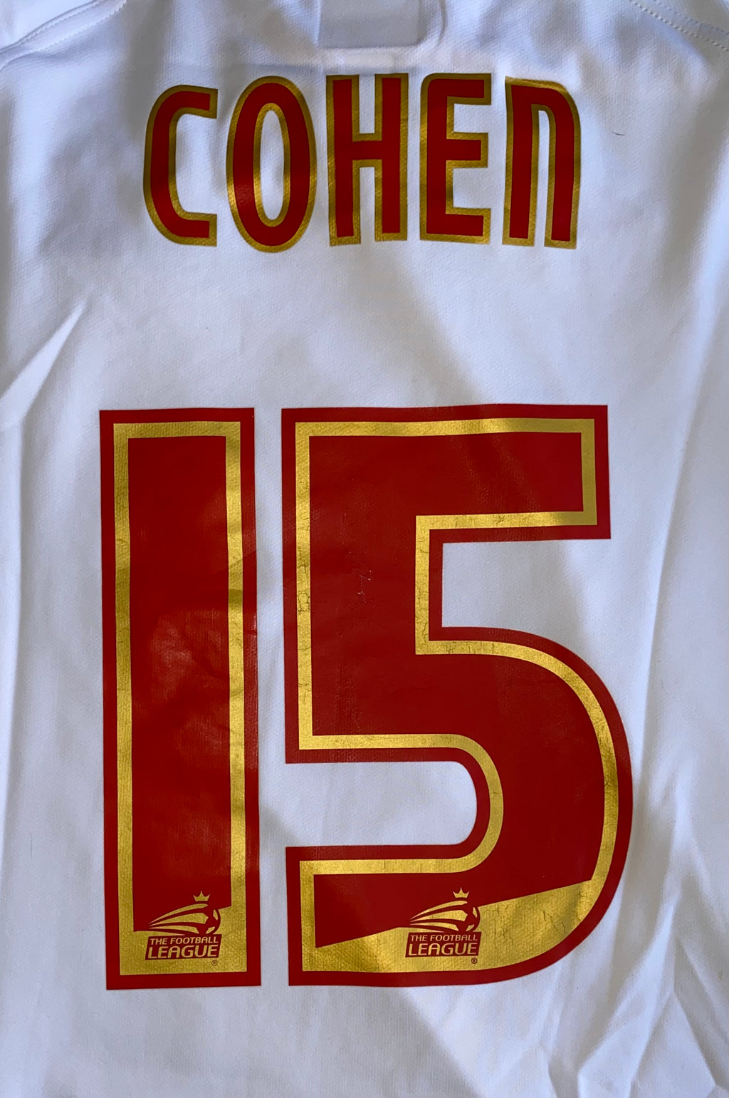 2010/11 NOTTINGHAM FOREST MATCHWORN AWAY SHIRT (COHEN #15)