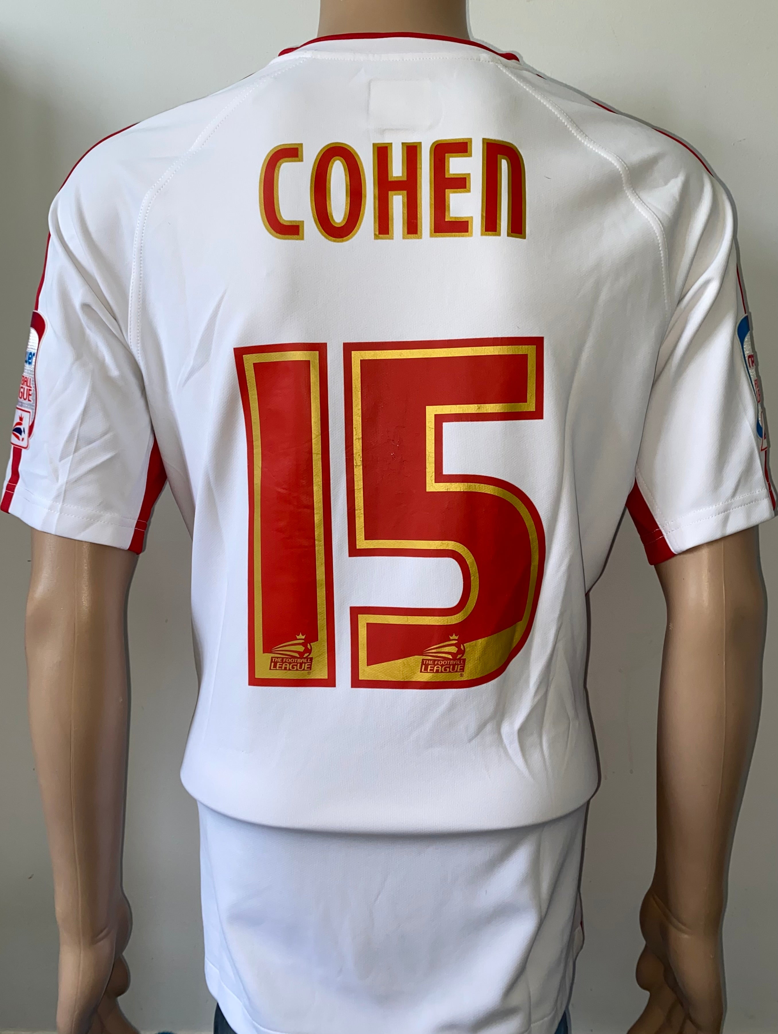 2010/11 NOTTINGHAM FOREST MATCHWORN AWAY SHIRT (COHEN #15)