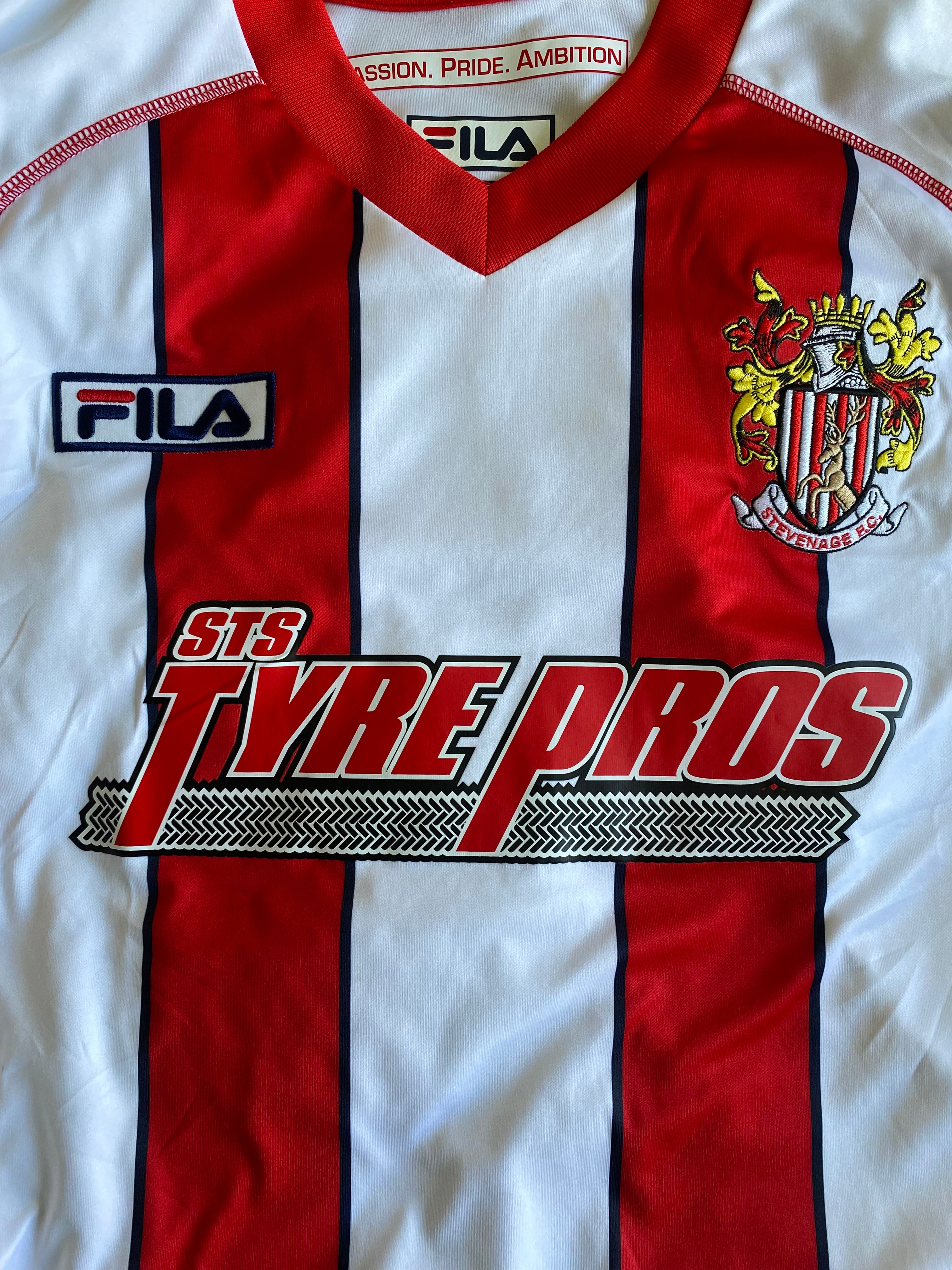 2014/15 STEVENAGE BOROUGH MATCH WORN HOME SHIRT (CALCUTT #15)