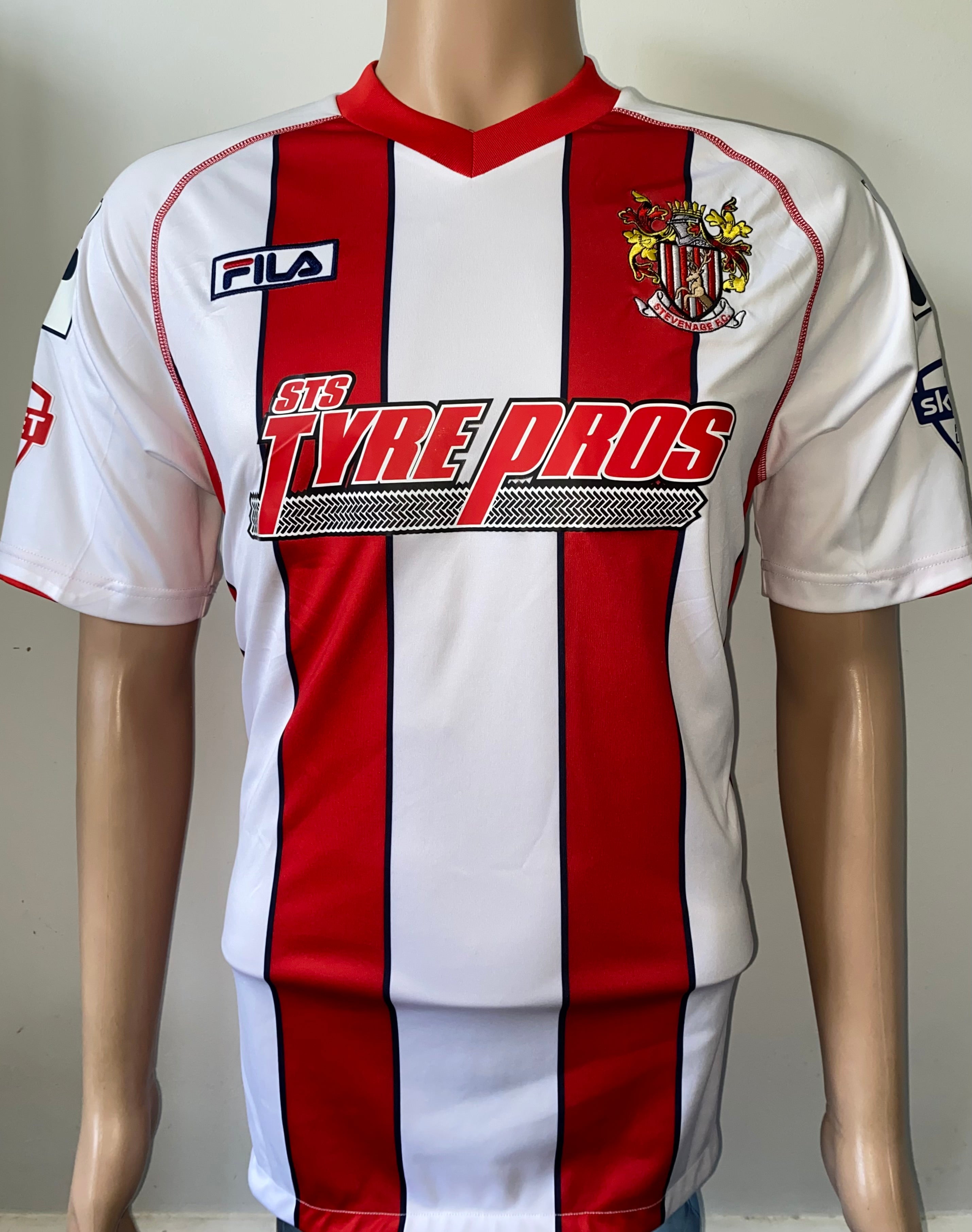 2014/15 STEVENAGE BOROUGH MATCH WORN HOME SHIRT (CALCUTT #15)
