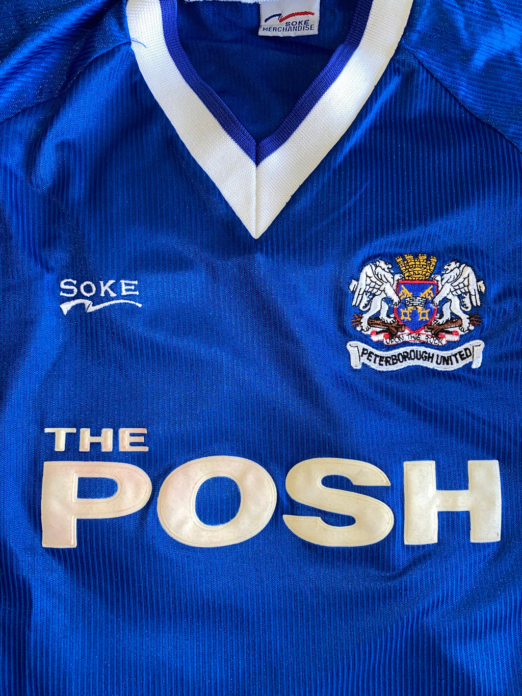 1999/2000 PETERBOROUGH UNITED MATCH WORN HOME SHIRT (GILL #12)