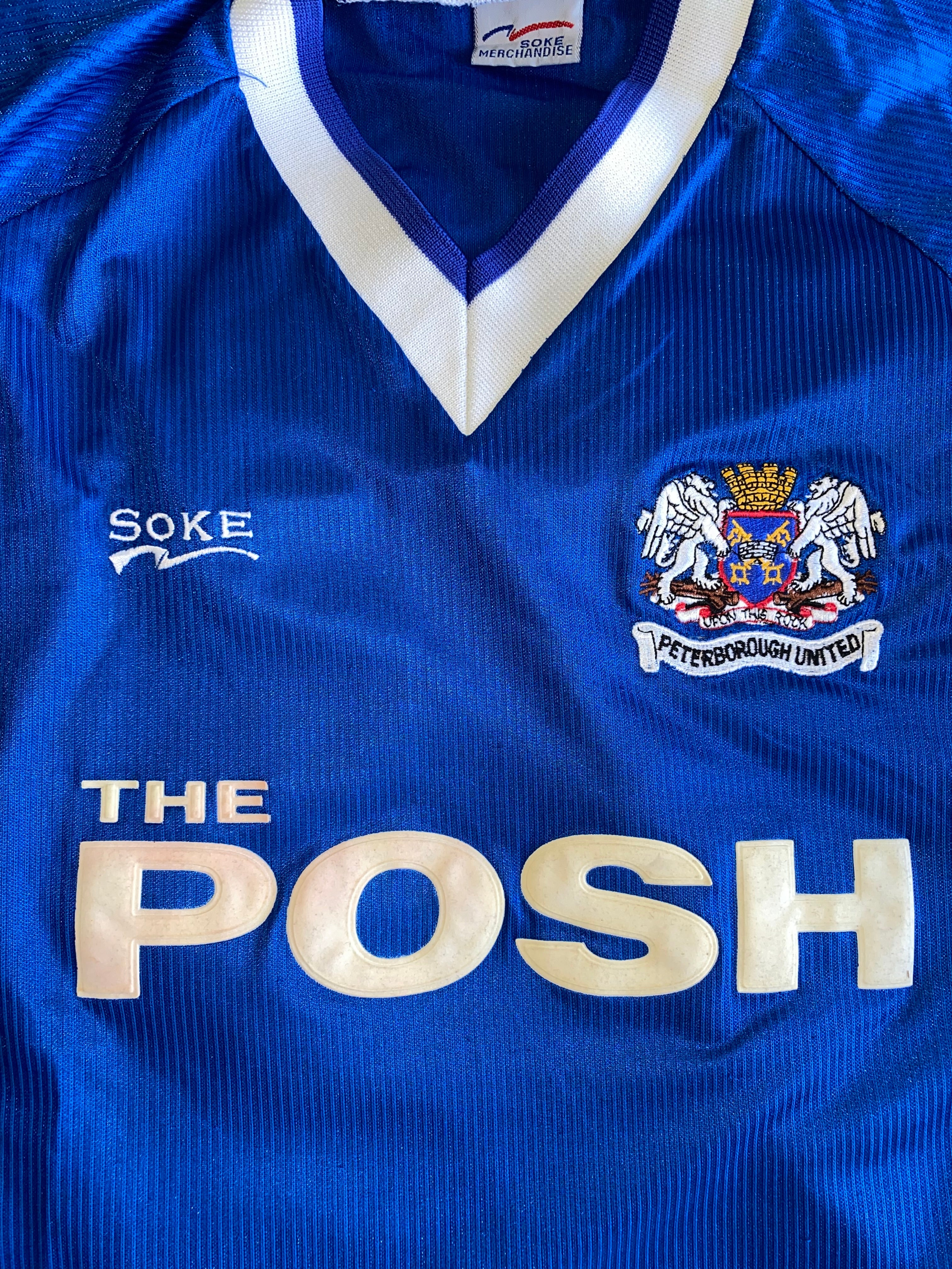 1999/2000 PETERBOROUGH UNITED MATCH WORN HOME SHIRT (GILL #12)