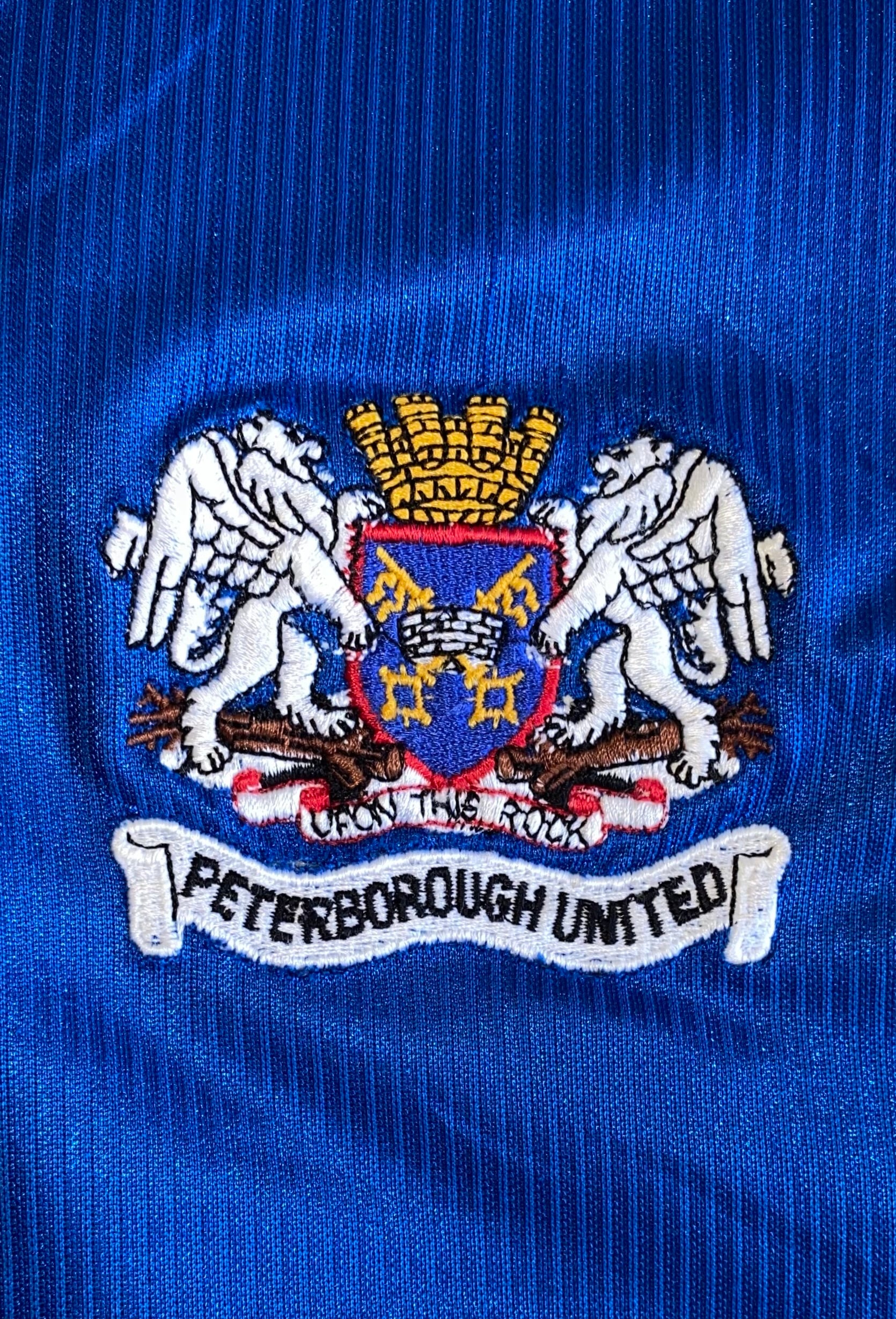 1999/2000 PETERBOROUGH UNITED MATCH WORN HOME SHIRT (GILL #12)