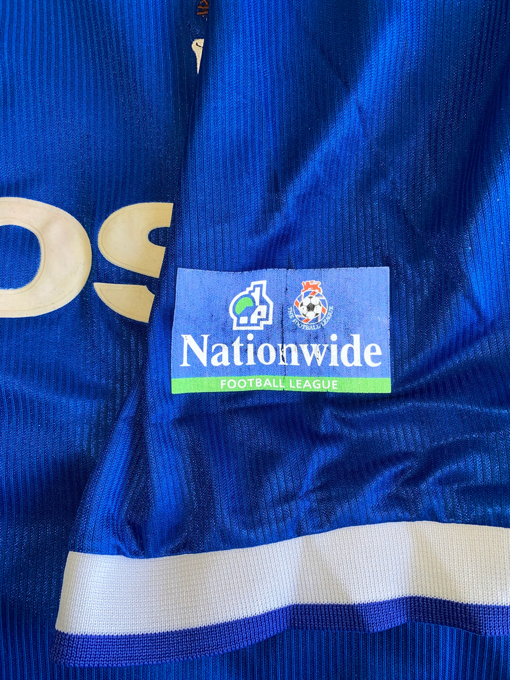 1999/2000 PETERBOROUGH UNITED MATCH WORN HOME SHIRT (GILL #12)