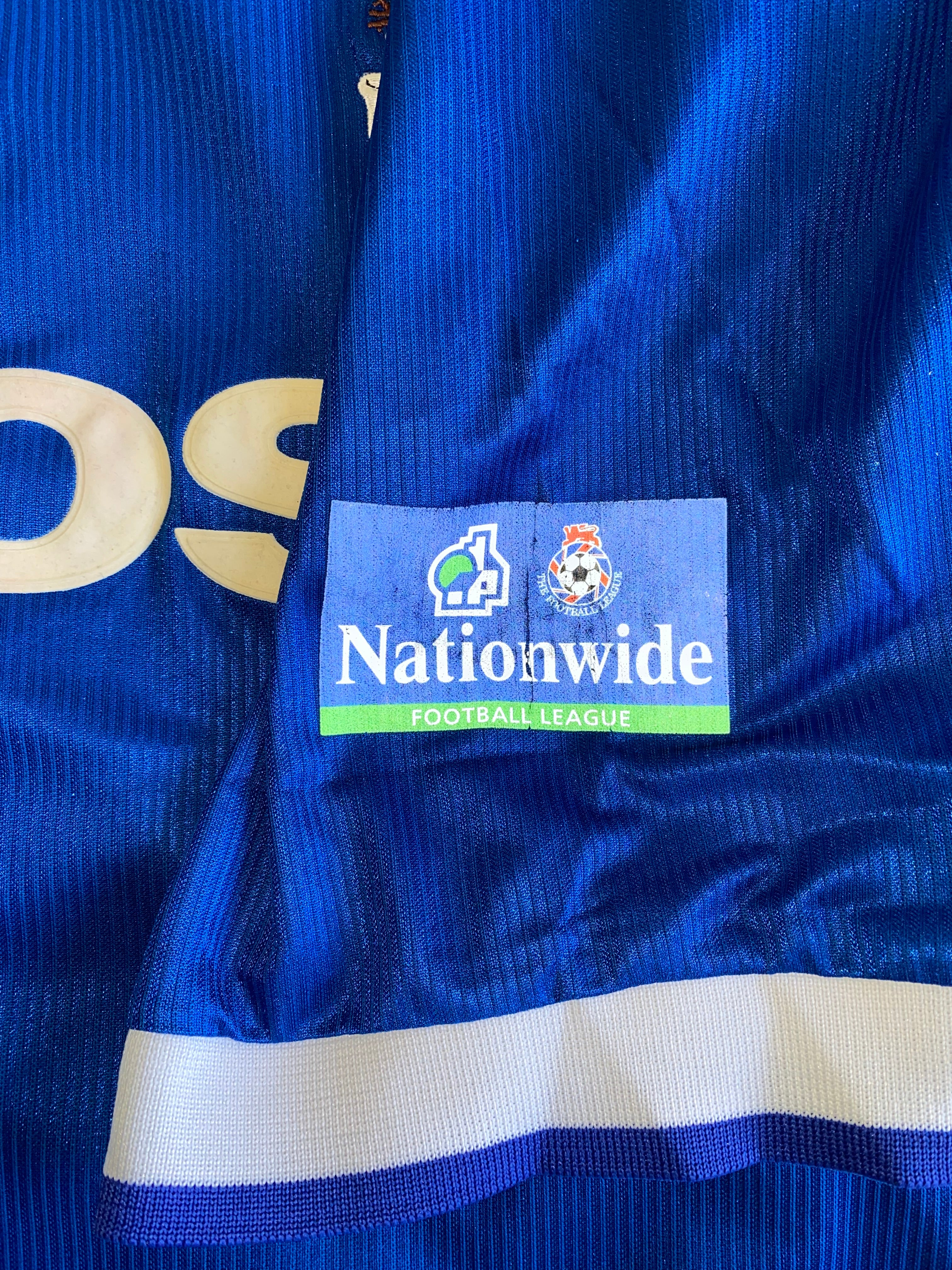 1999/2000 PETERBOROUGH UNITED MATCH WORN HOME SHIRT (GILL #12)