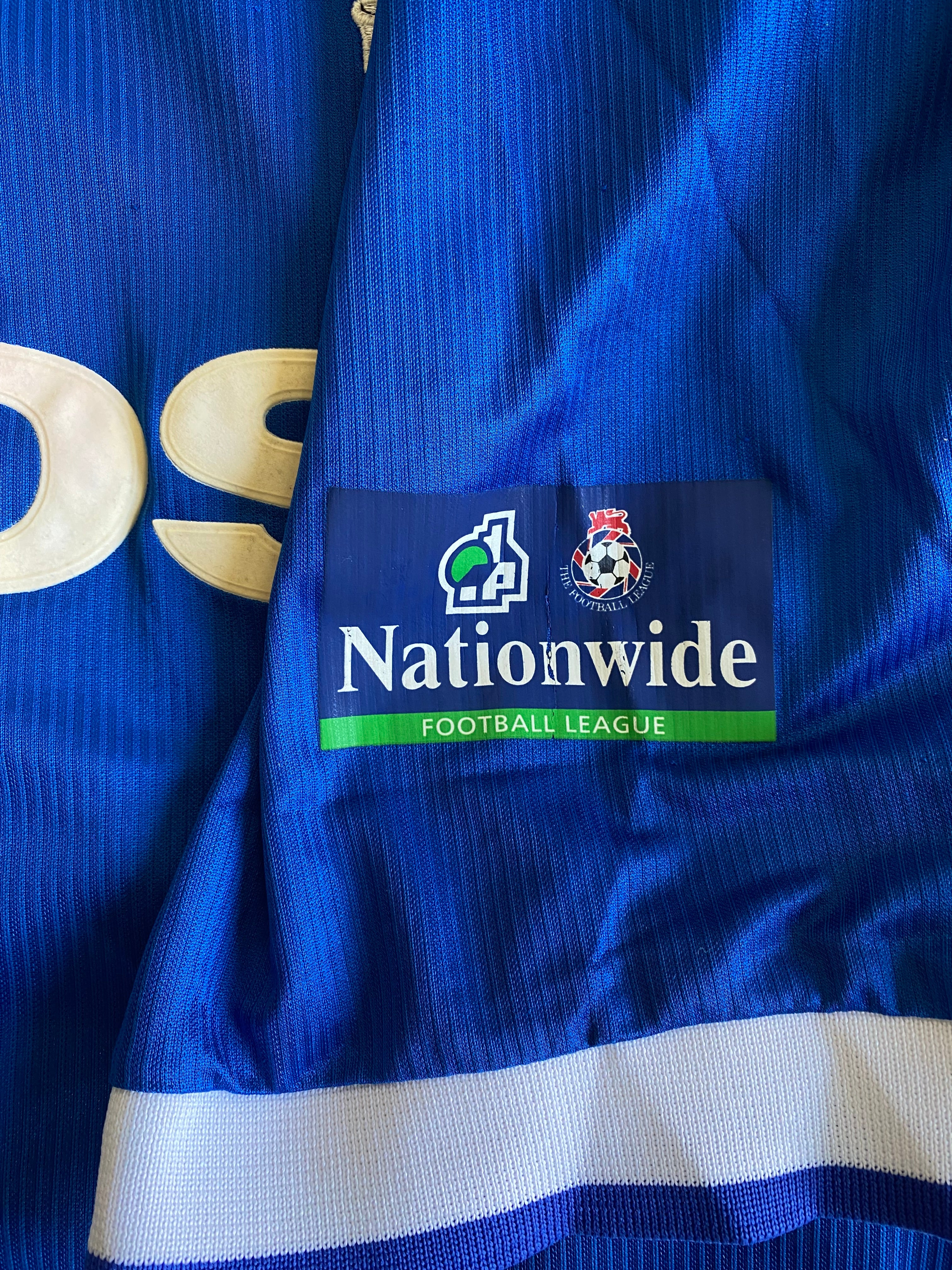 1999/2000 PETERBOROUGH UNITED MATCH WORN HOME SHIRT (GILL #12)