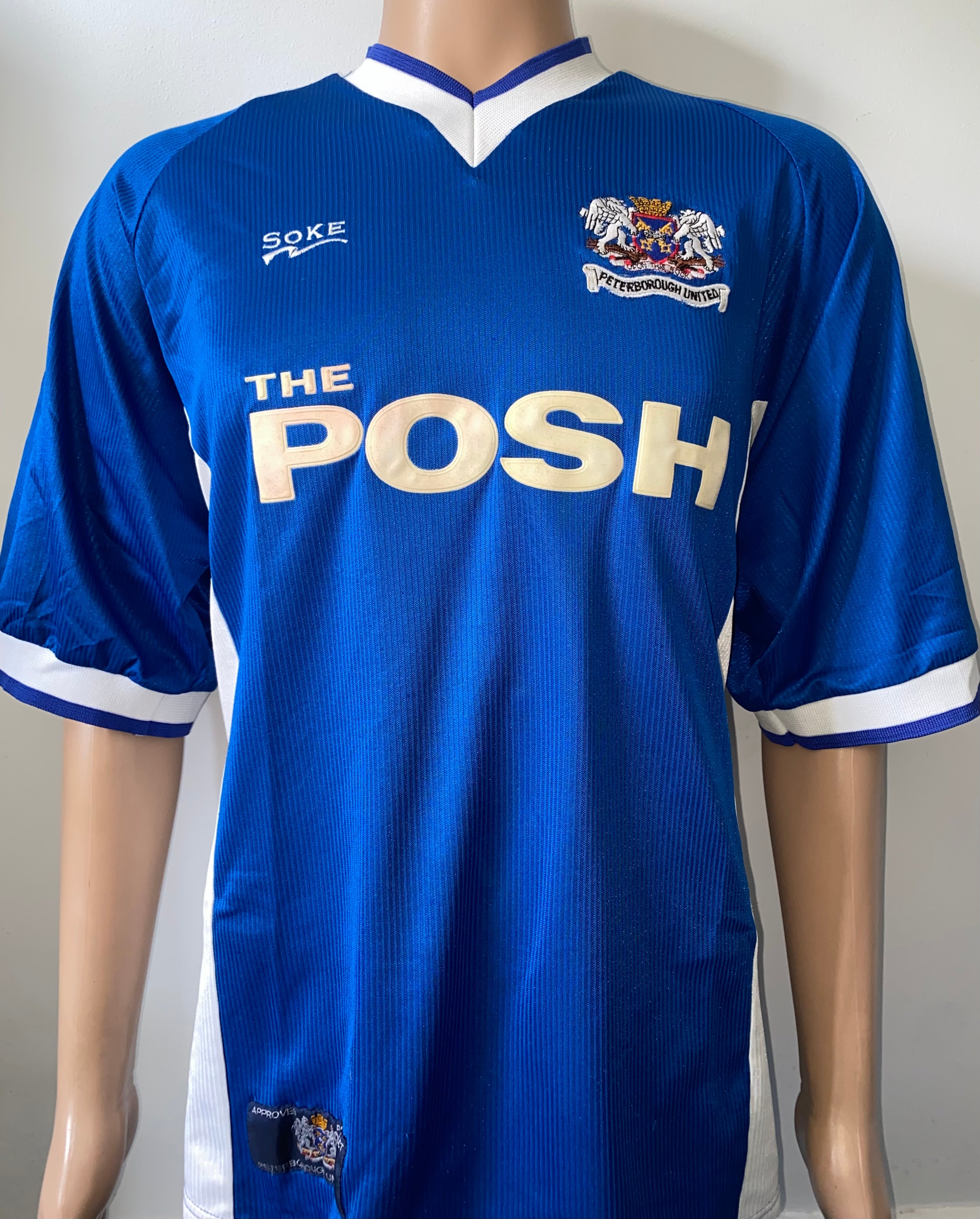1999/2000 PETERBOROUGH UNITED MATCH WORN HOME SHIRT (GILL #12)