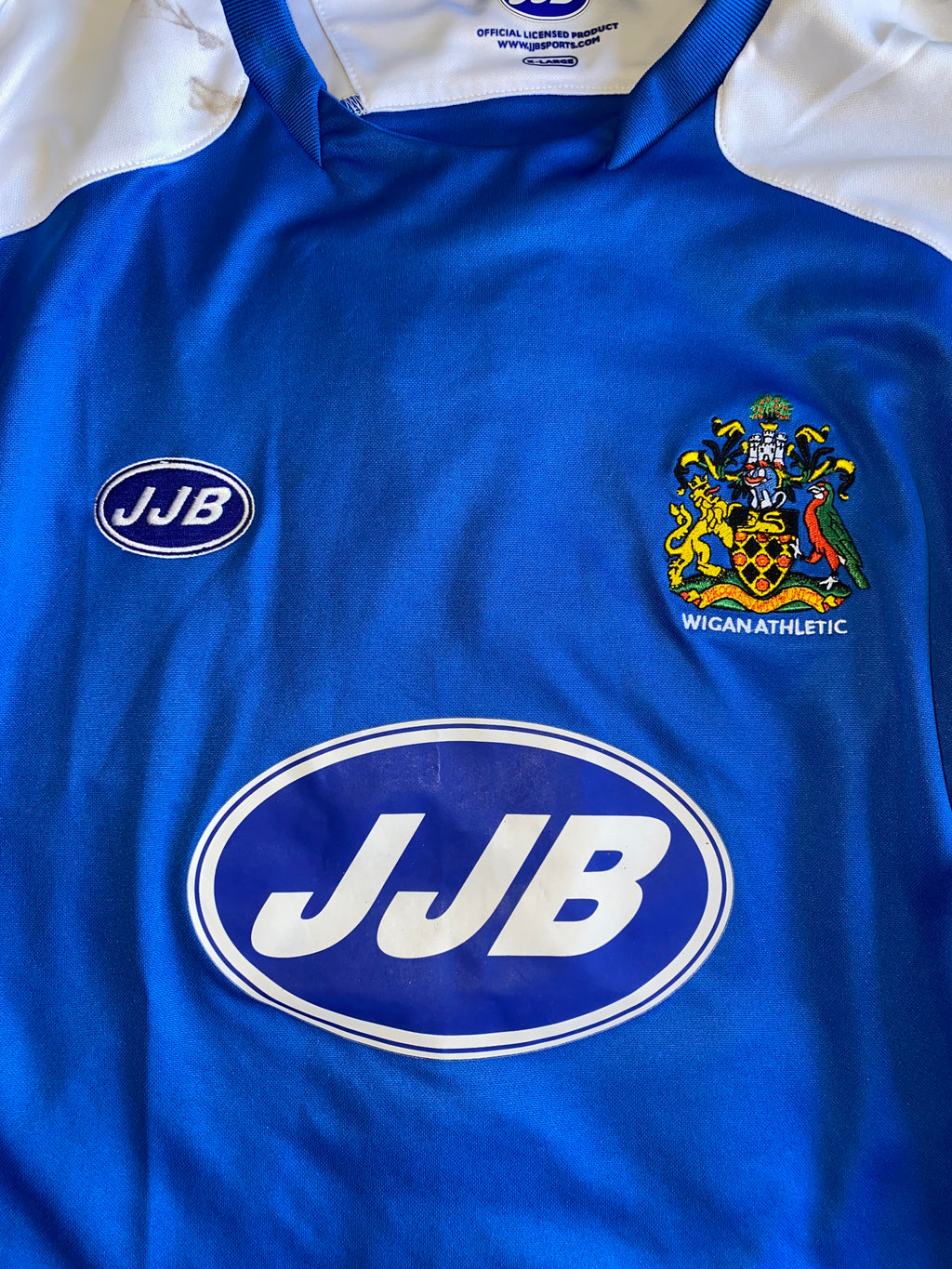 2006/07 WIGAN ATHLETIC MATCH WORN SHIRT (HESKEY #9 V BOLTON)