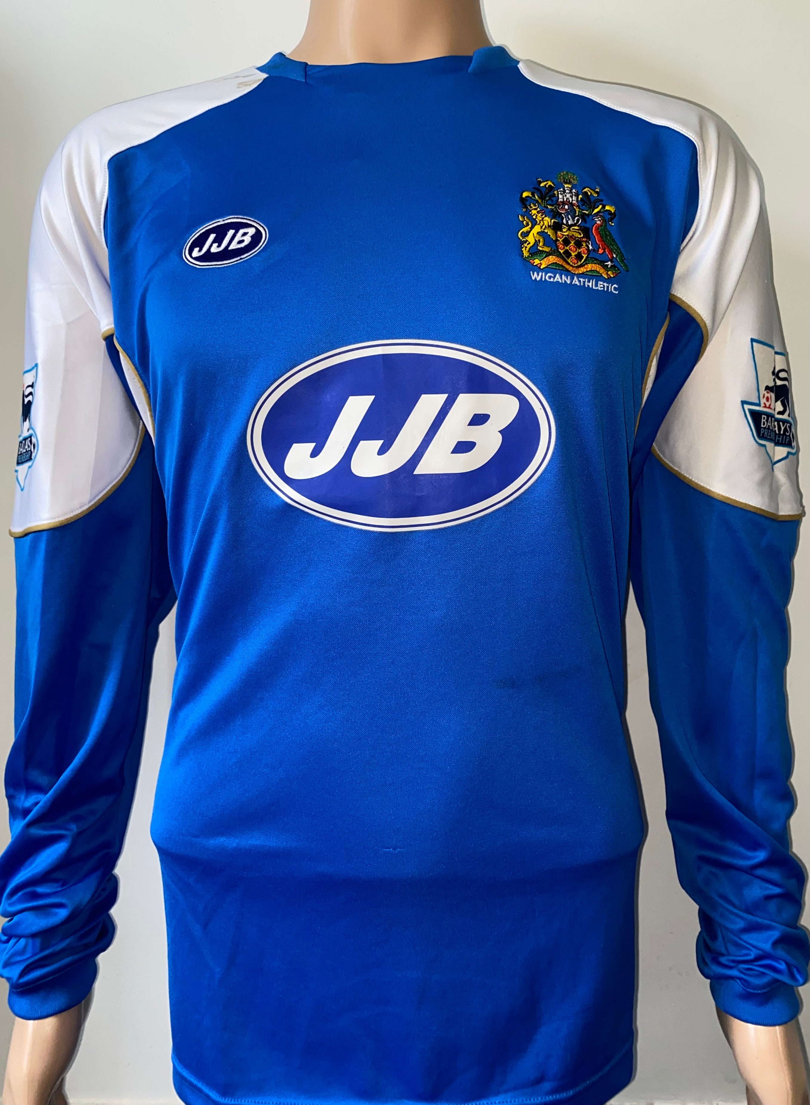 2006/07 WIGAN ATHLETIC MATCH WORN SHIRT (HESKEY #9 V BOLTON)