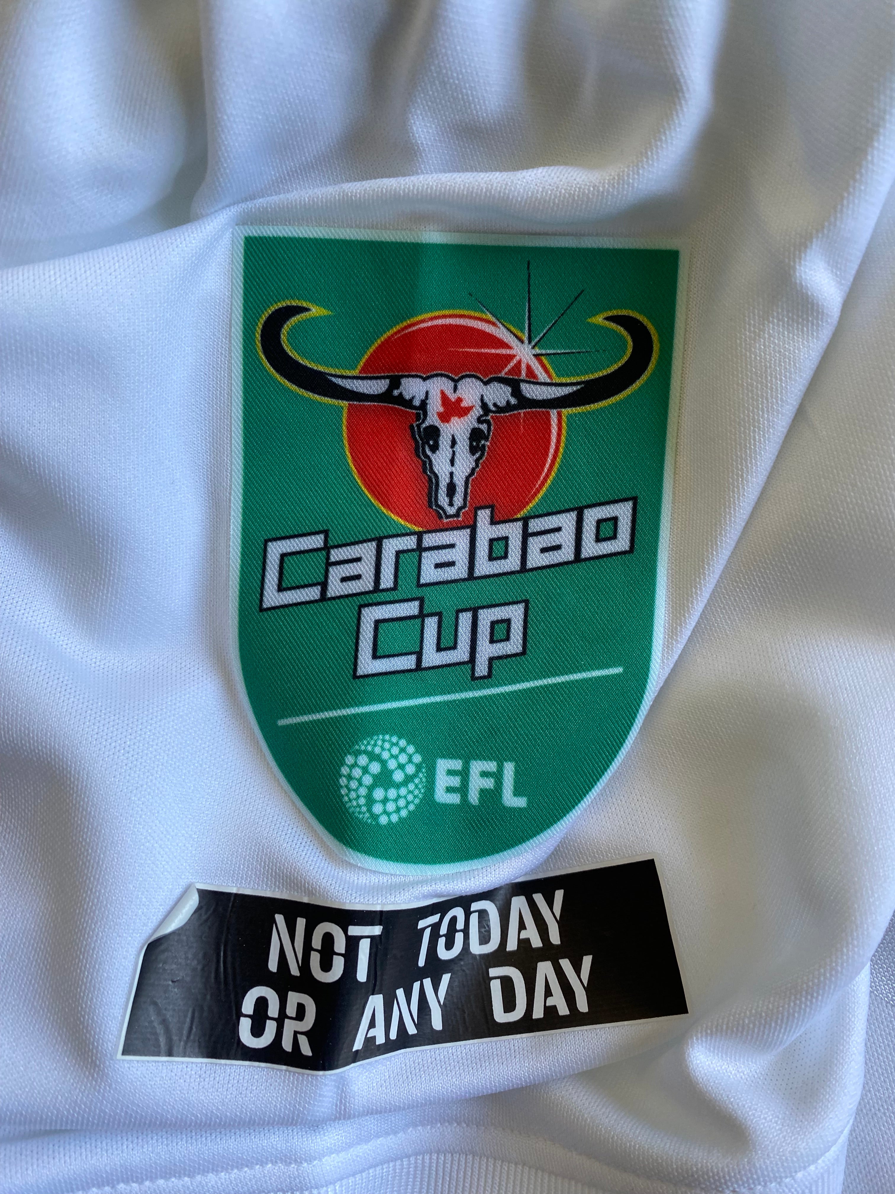 2020/21 PORTSMOUTH MATCH WORN AWAY SHIRT (DOWNING #5 CARABAO CUP V BRIGHTON & HA)