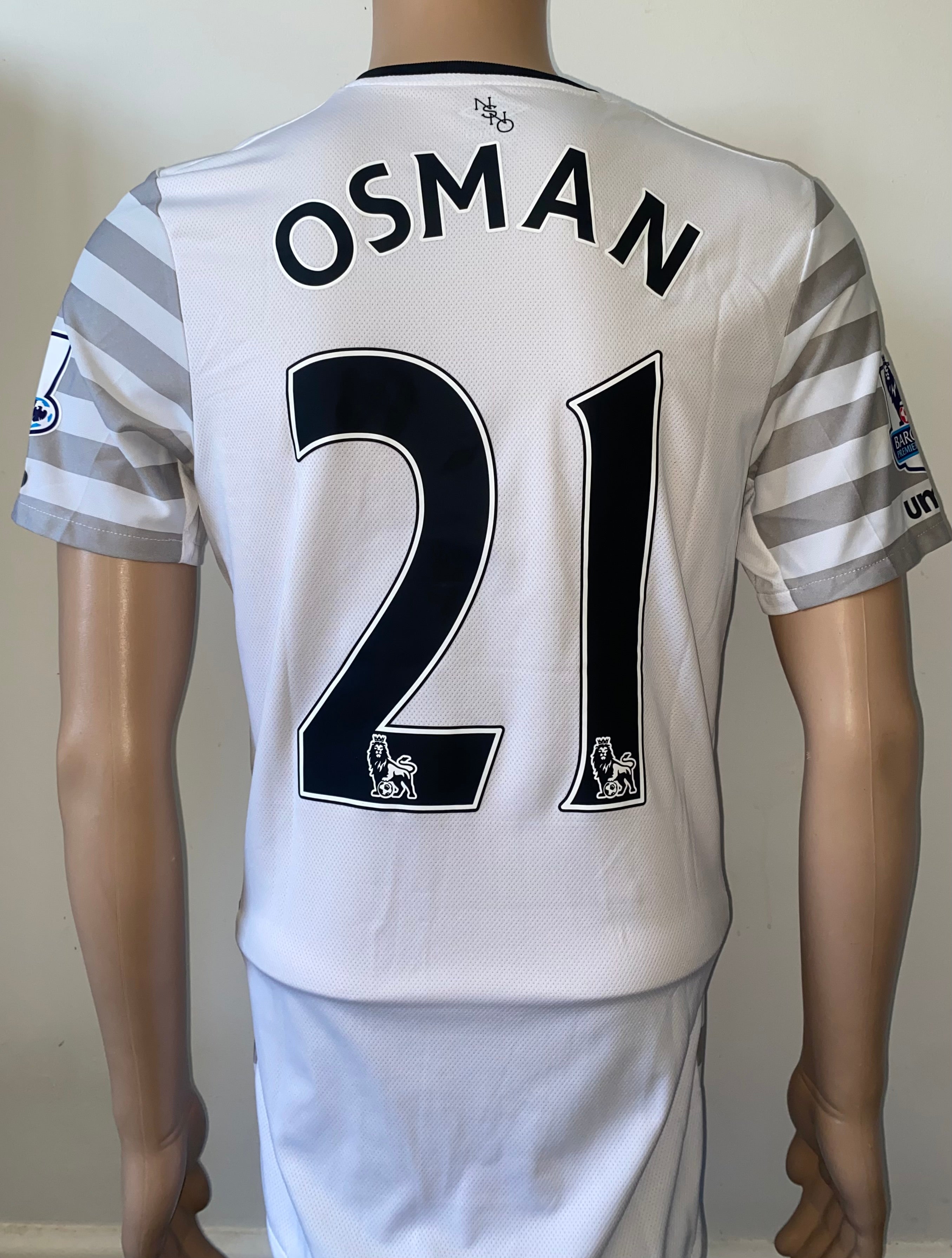 2015/16 EVERTON UMBRO AWAY MATCH ISSUE SHIRT (OSMAN #21)