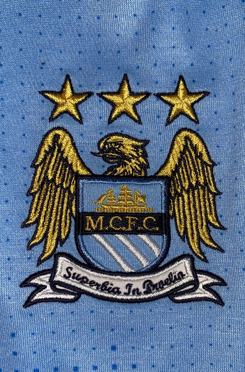 2011/12 MANCHESTER CITY MATCH ISSUE HOME SHIRT (SAVIC #15)