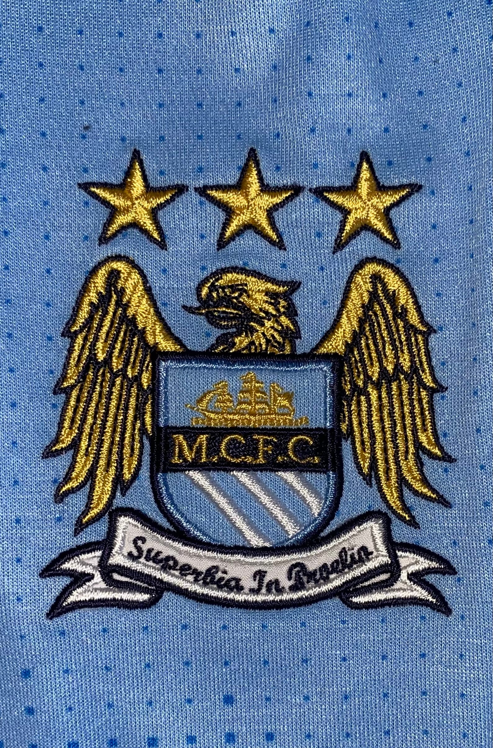 2011/12 MANCHESTER CITY MATCH ISSUE HOME SHIRT (SAVIC #15)