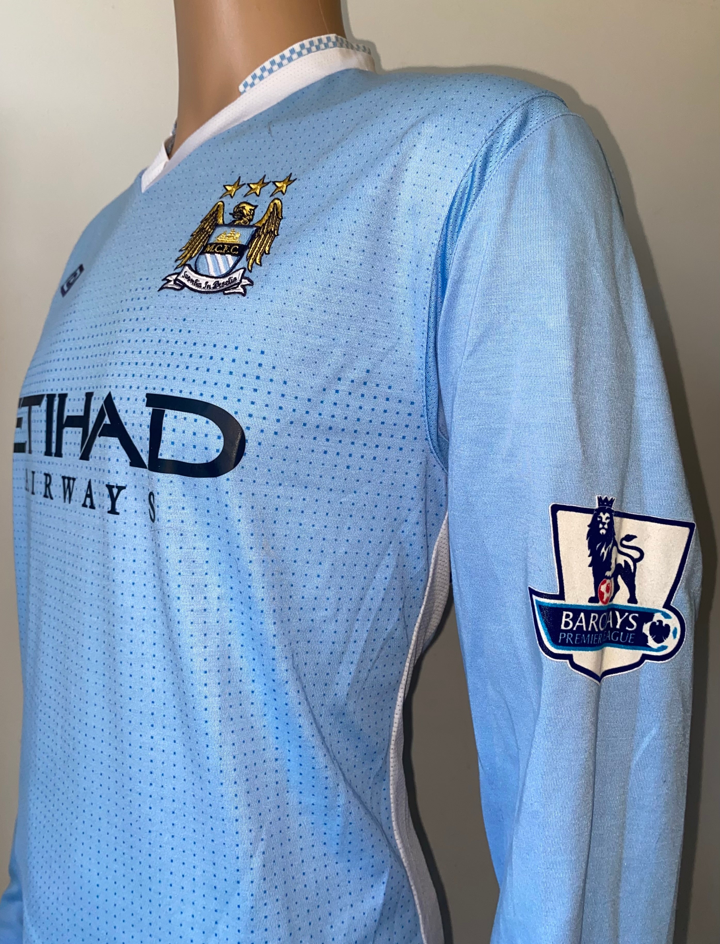 2011/12 MANCHESTER CITY MATCH ISSUE HOME SHIRT (SAVIC #15)