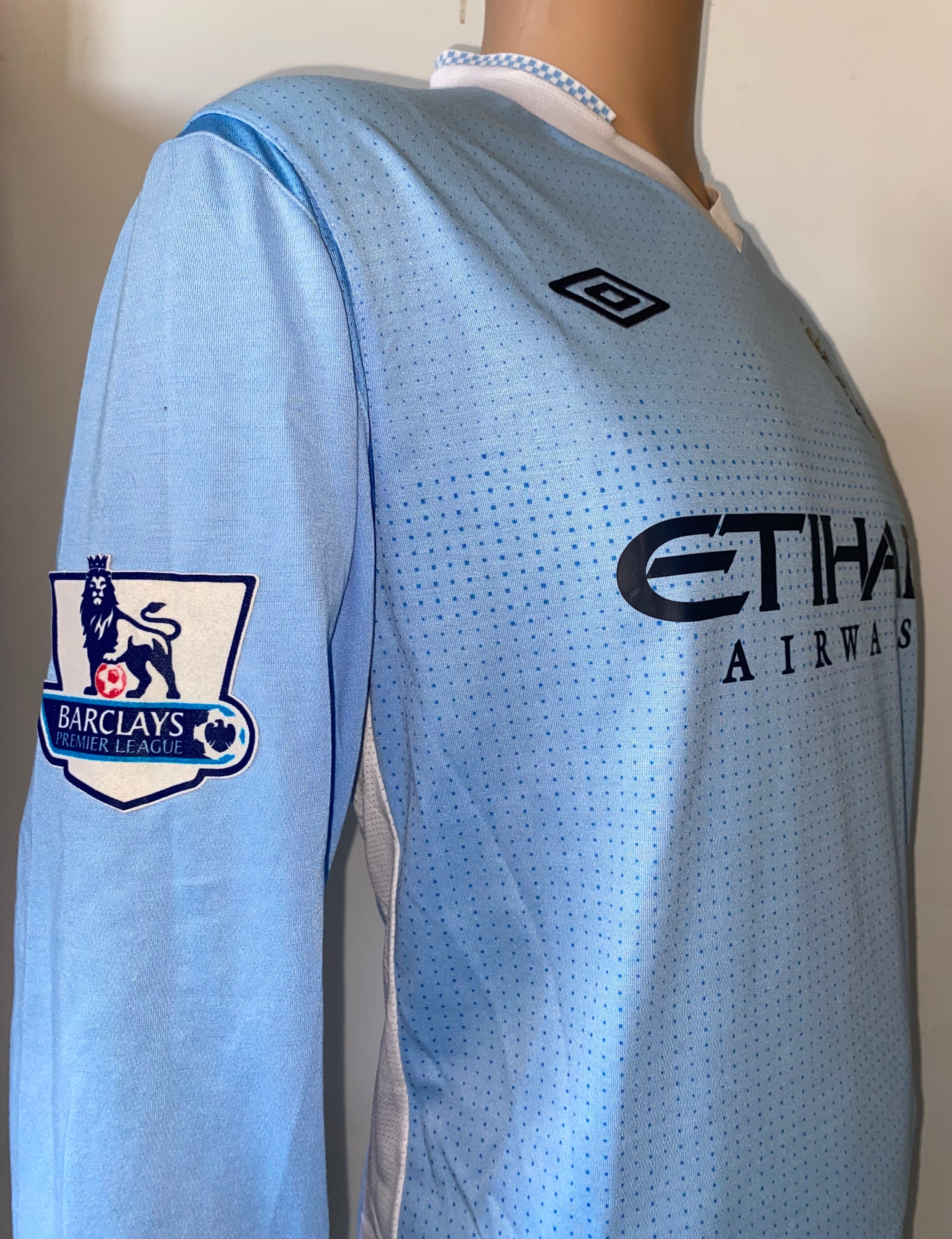 2011/12 MANCHESTER CITY MATCH ISSUE HOME SHIRT (SAVIC #15)
