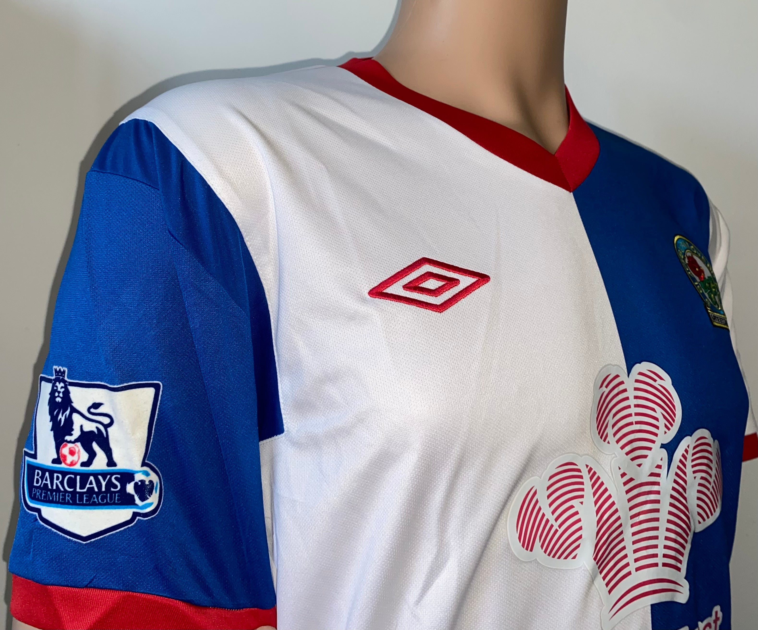 2011/12 BLACKBURN ROVERS MATCH WORN AWAY SHIRT (SIMON VUKCEVIC #29)