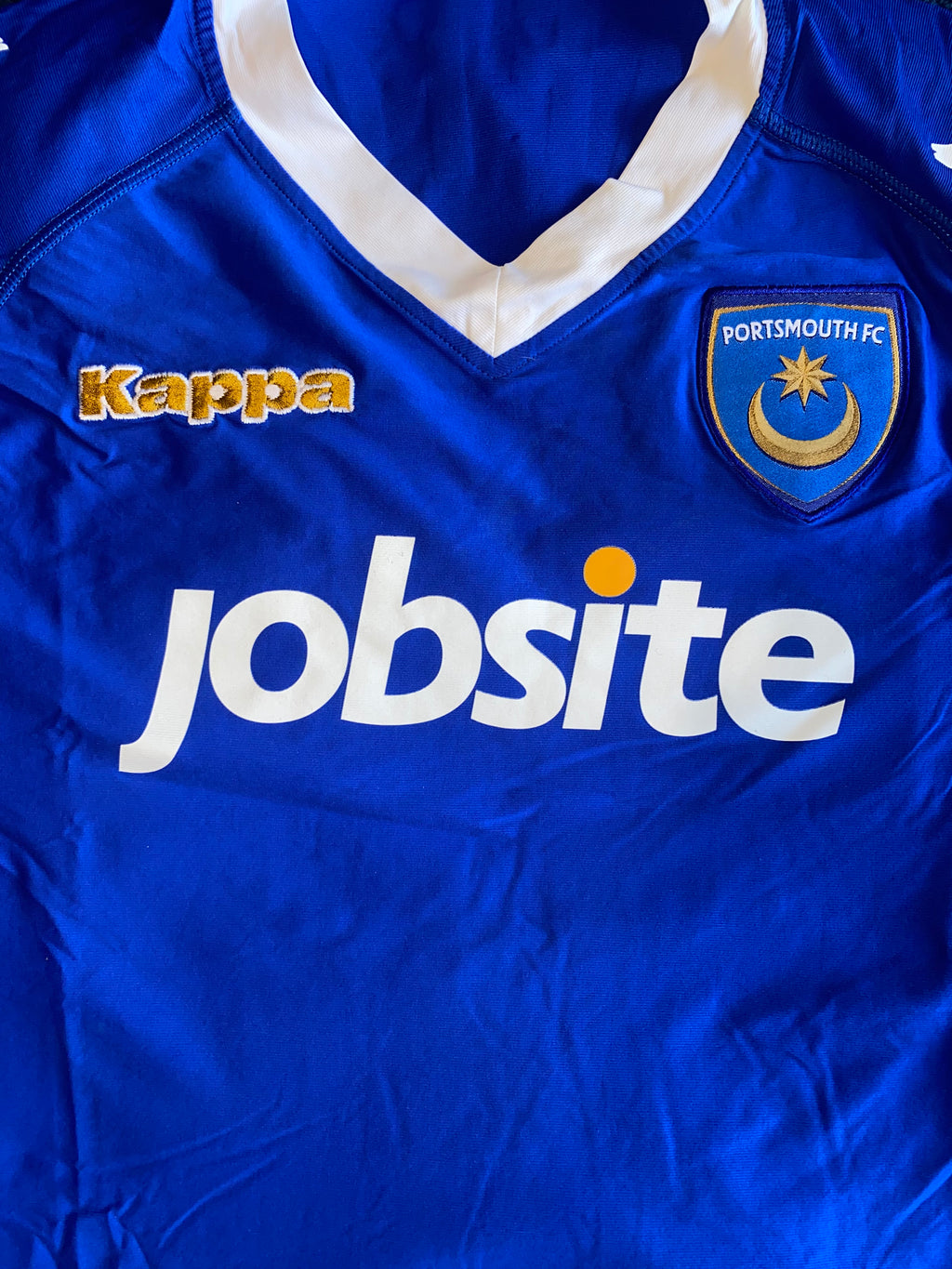 2010/11 PORTSMOUTH MATCH WORN HOME SHIRT (CIFTCI #24)
