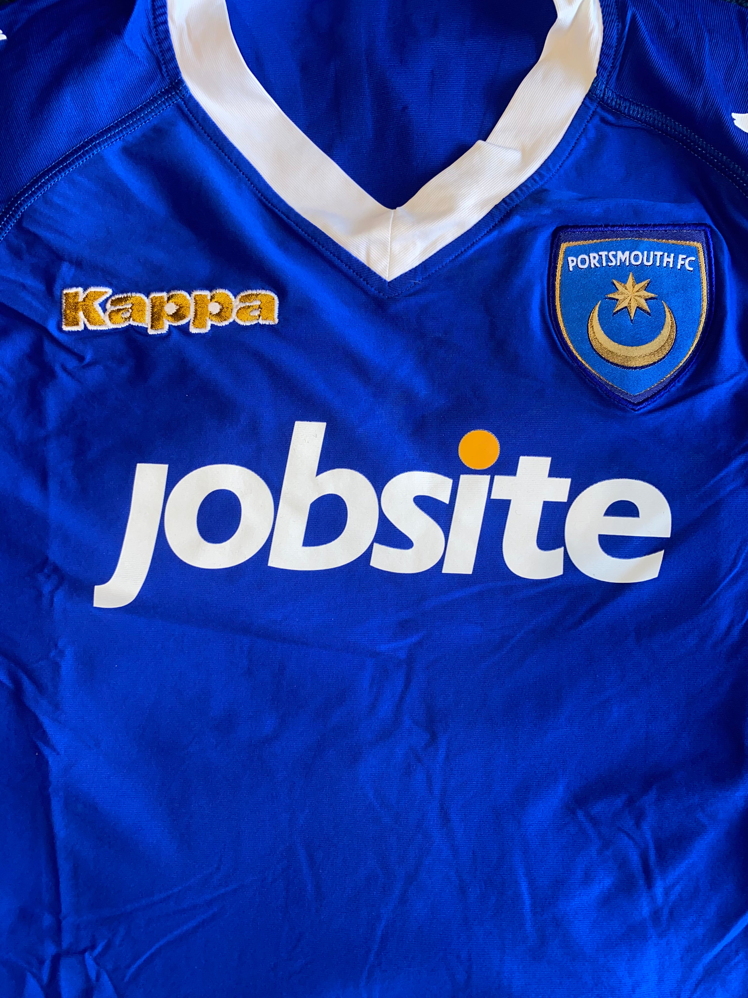 2010/11 PORTSMOUTH MATCH WORN HOME SHIRT (CIFTCI #24)