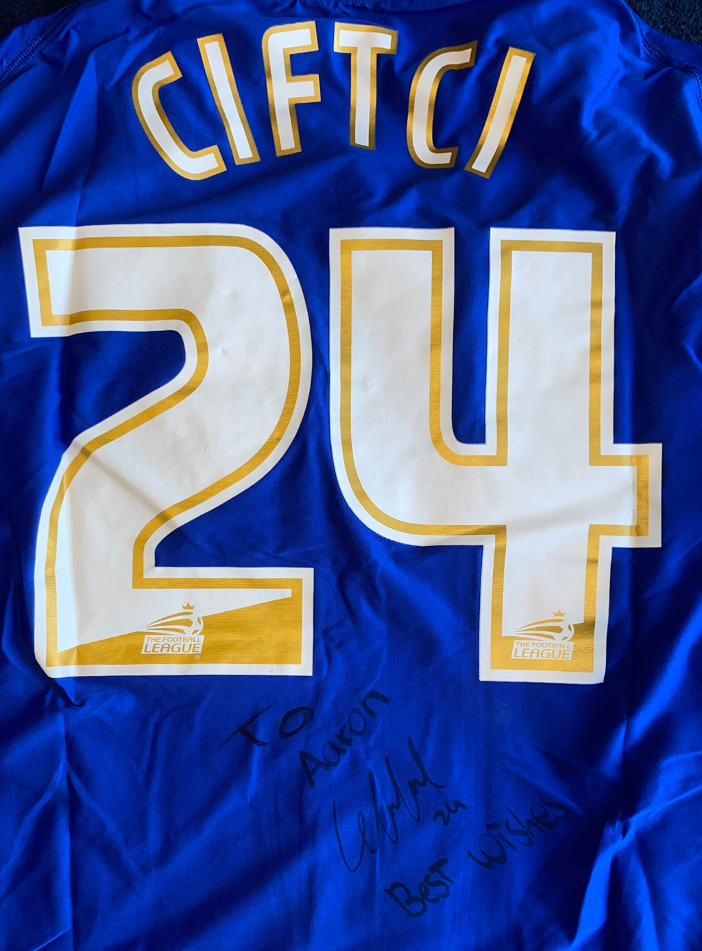 2010/11 PORTSMOUTH MATCH WORN HOME SHIRT (CIFTCI #24)