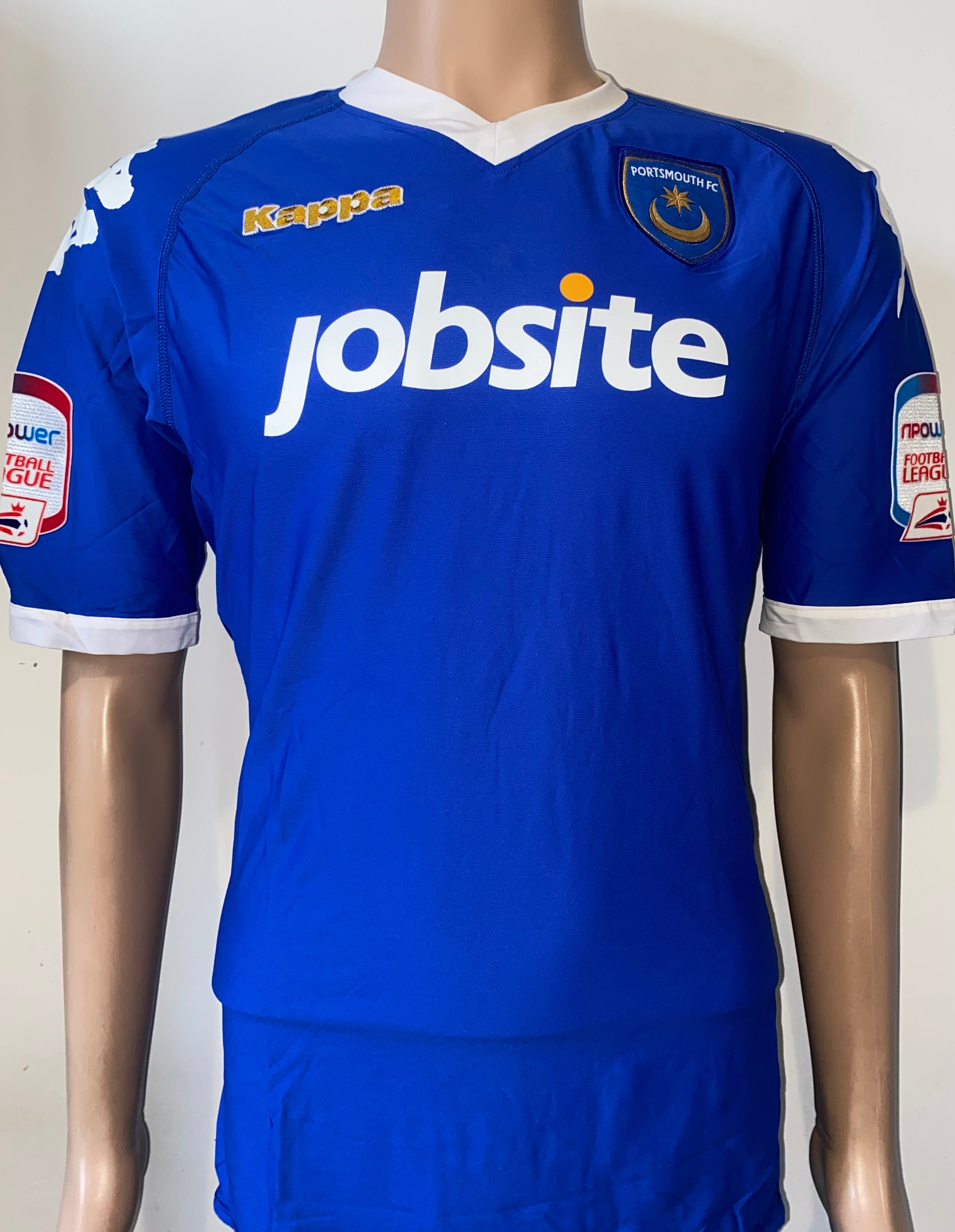 2010/11 PORTSMOUTH MATCH WORN HOME SHIRT (CIFTCI #24)