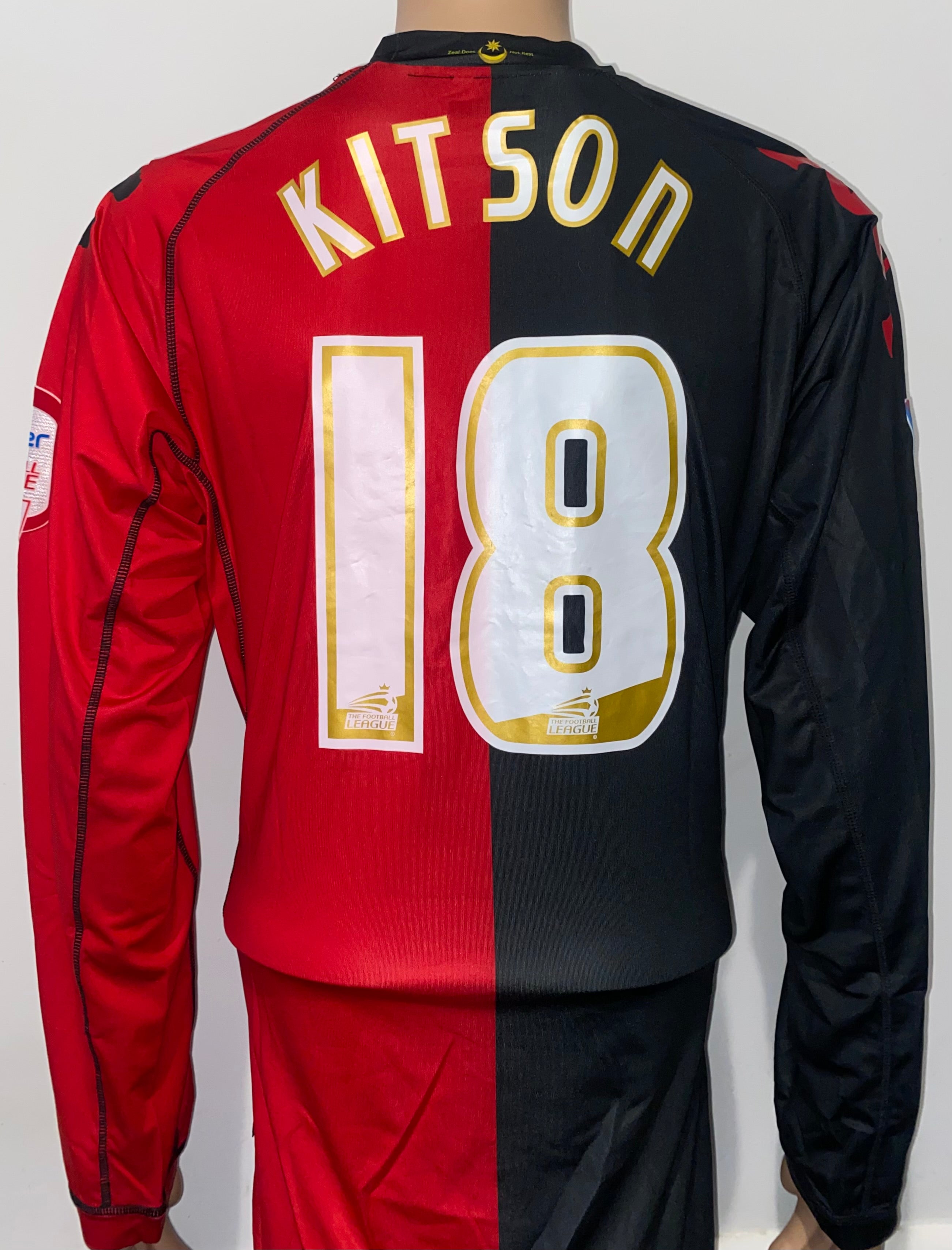 2011/12 PORTSMOUTH MATCH WORN AWAY SHIRT (KITSON #18 V CHELSEA)