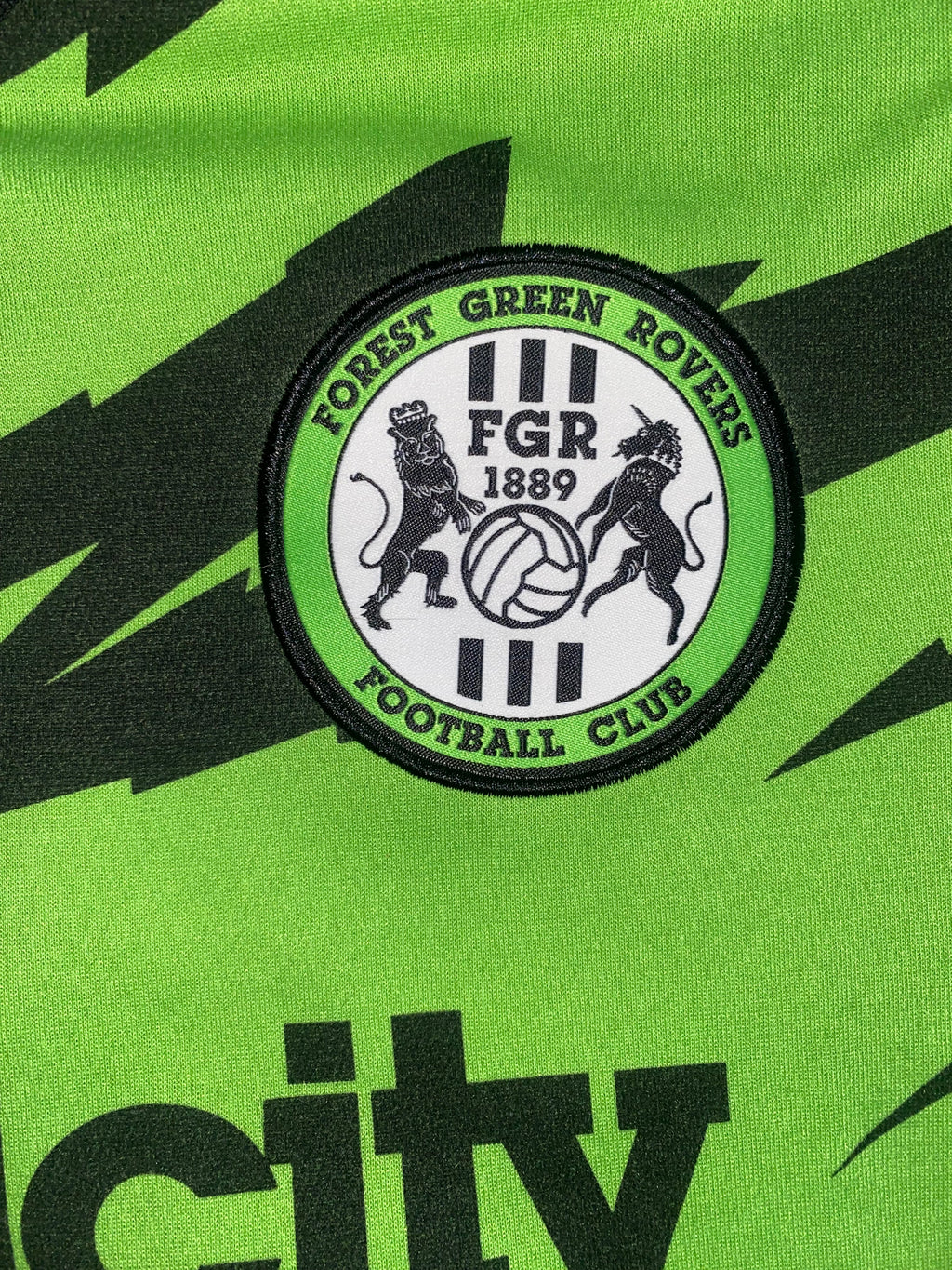 2023/24 FOREST GREEN MATCH WORN UMBRO HOME SHIRT (JENKS #5 V EFL CUP PORTSMOUTH)