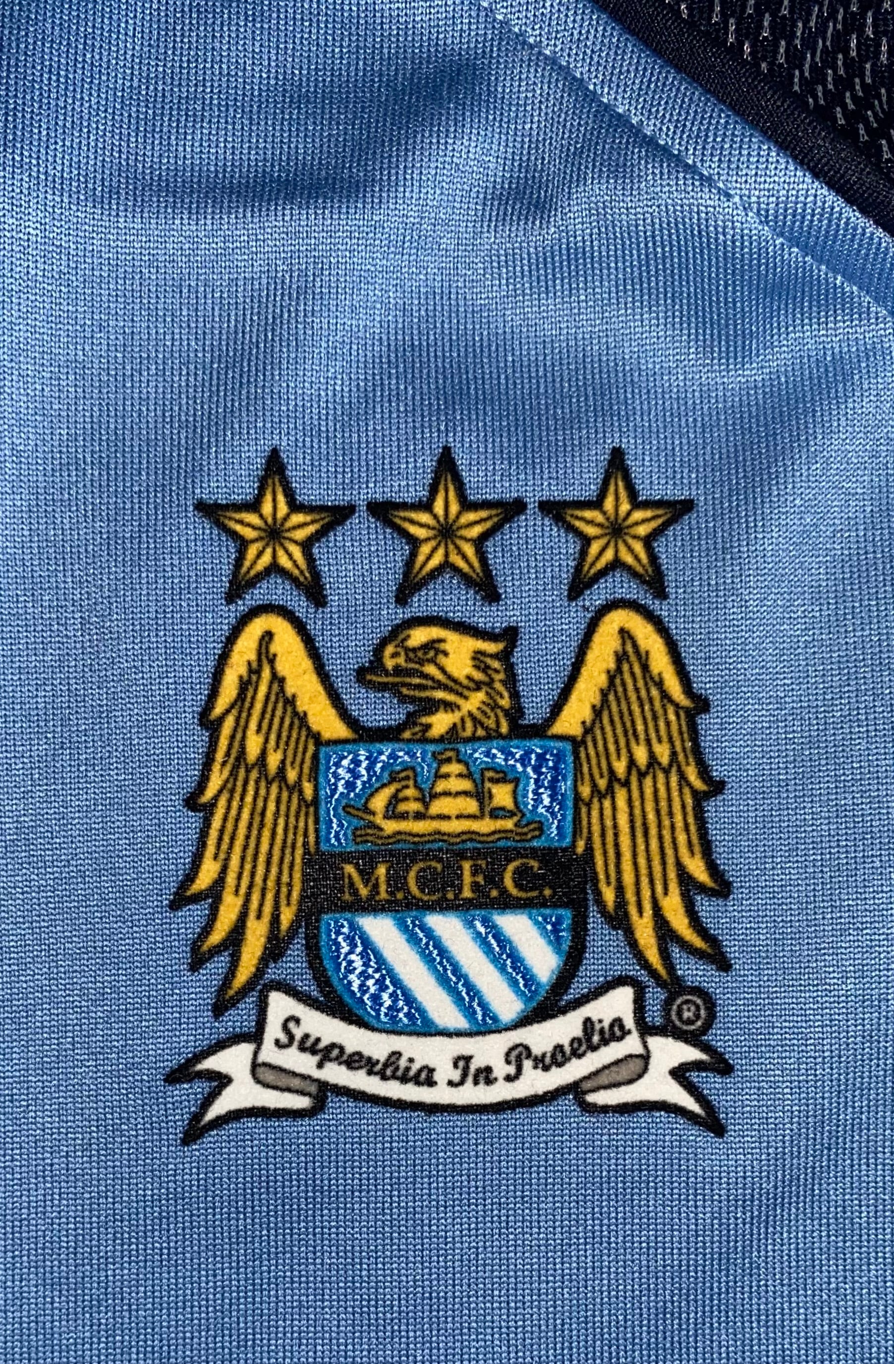 2006-07 MANCHESTER CITY MATCH ISSUE HOME SHIRT JORDAN #4