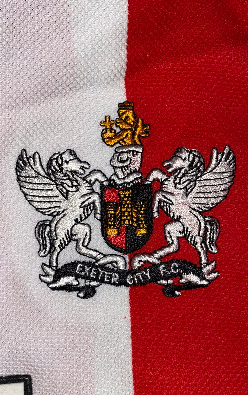 1999-2000 EXETER CITY MATCH WORN HOME SHIRT (VANNINEN #26)