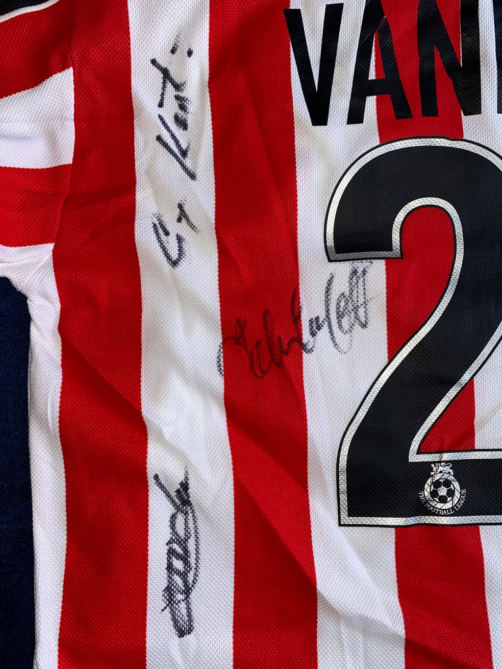 1999-2000 EXETER CITY MATCH WORN HOME SHIRT (VANNINEN #26)
