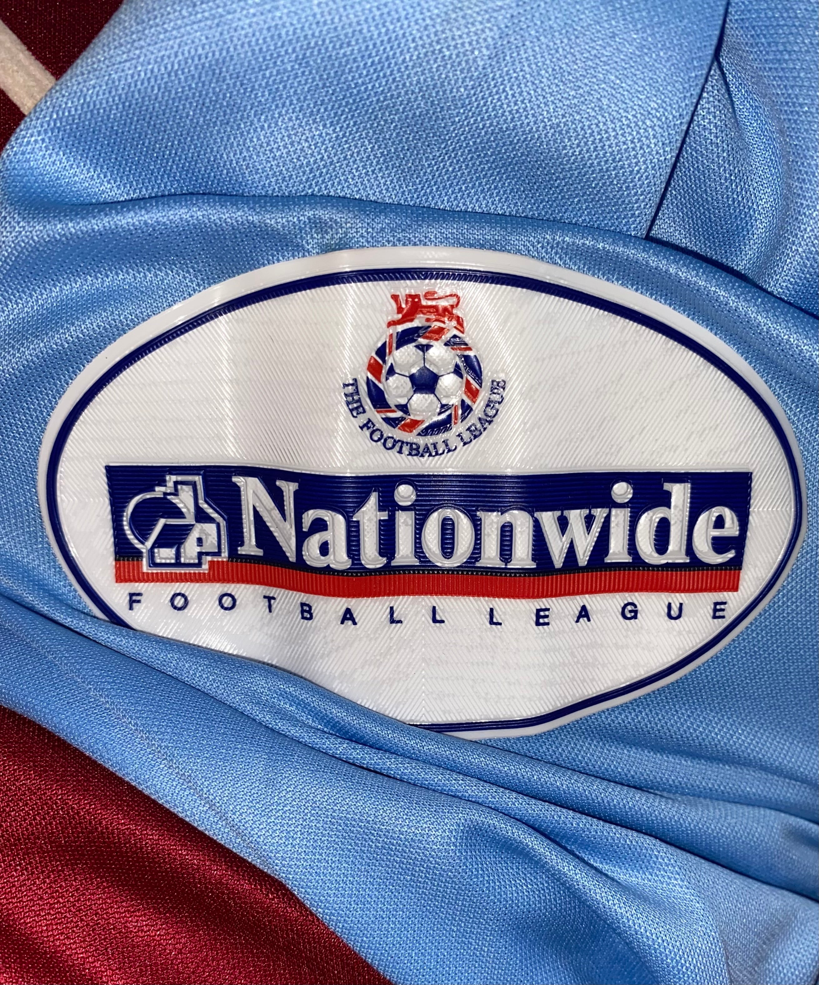 2002/03 BURNLEY MATCH WORN HOME SHIRT (FARRELLY #16)