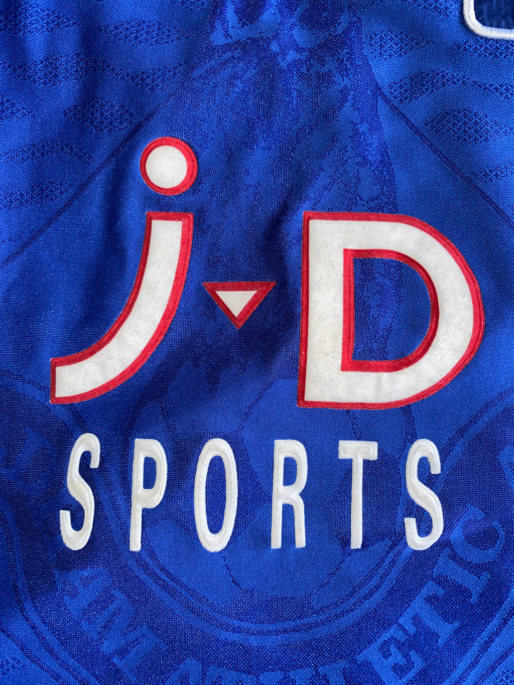1995/96 OLDHAM ATHLETIC MATCH WORN HOME SHIRT #7