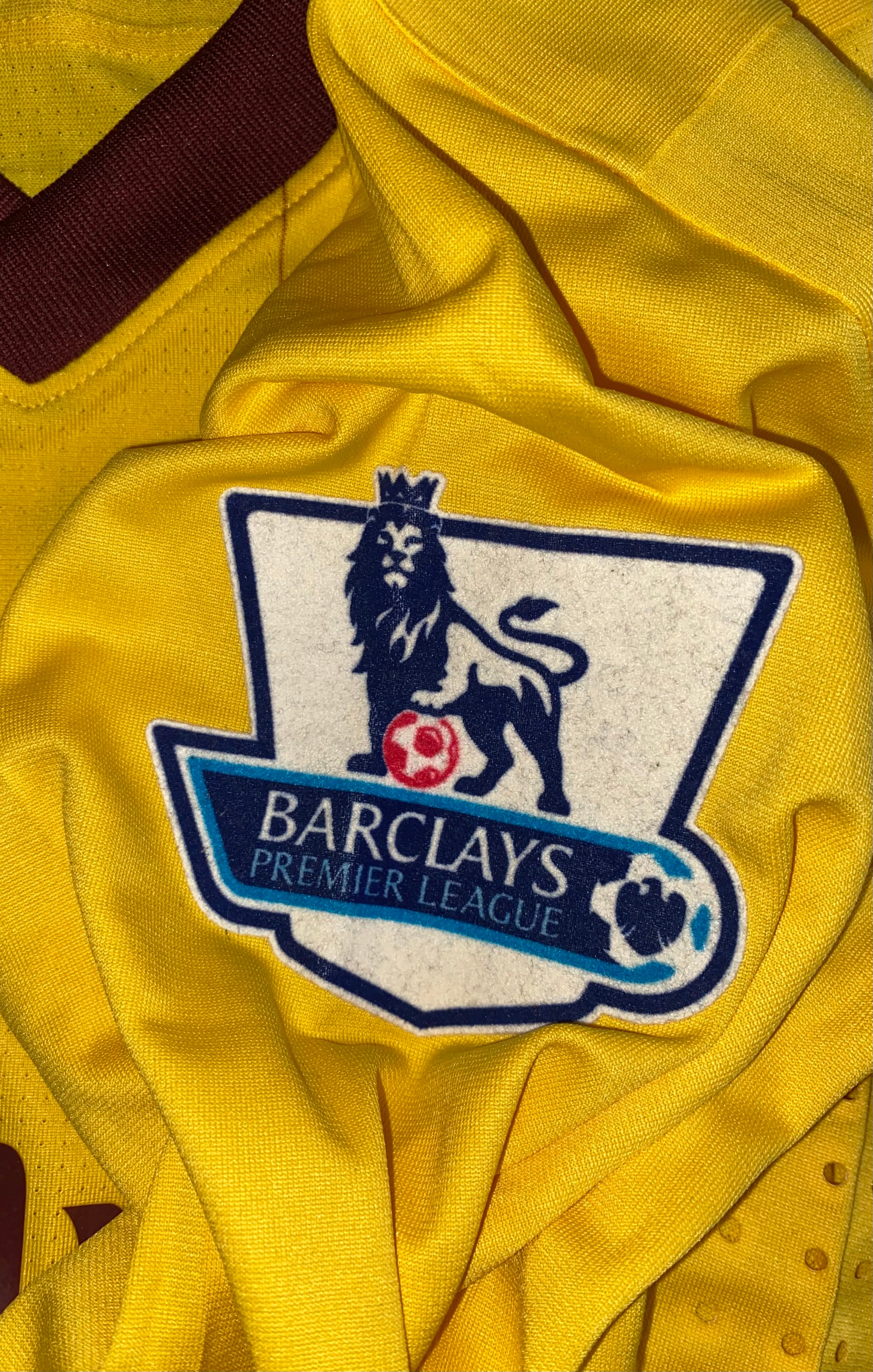 2010/11 ARSENAL MATCH ISSUE AWAY SHIRT (JENKINSON #25)