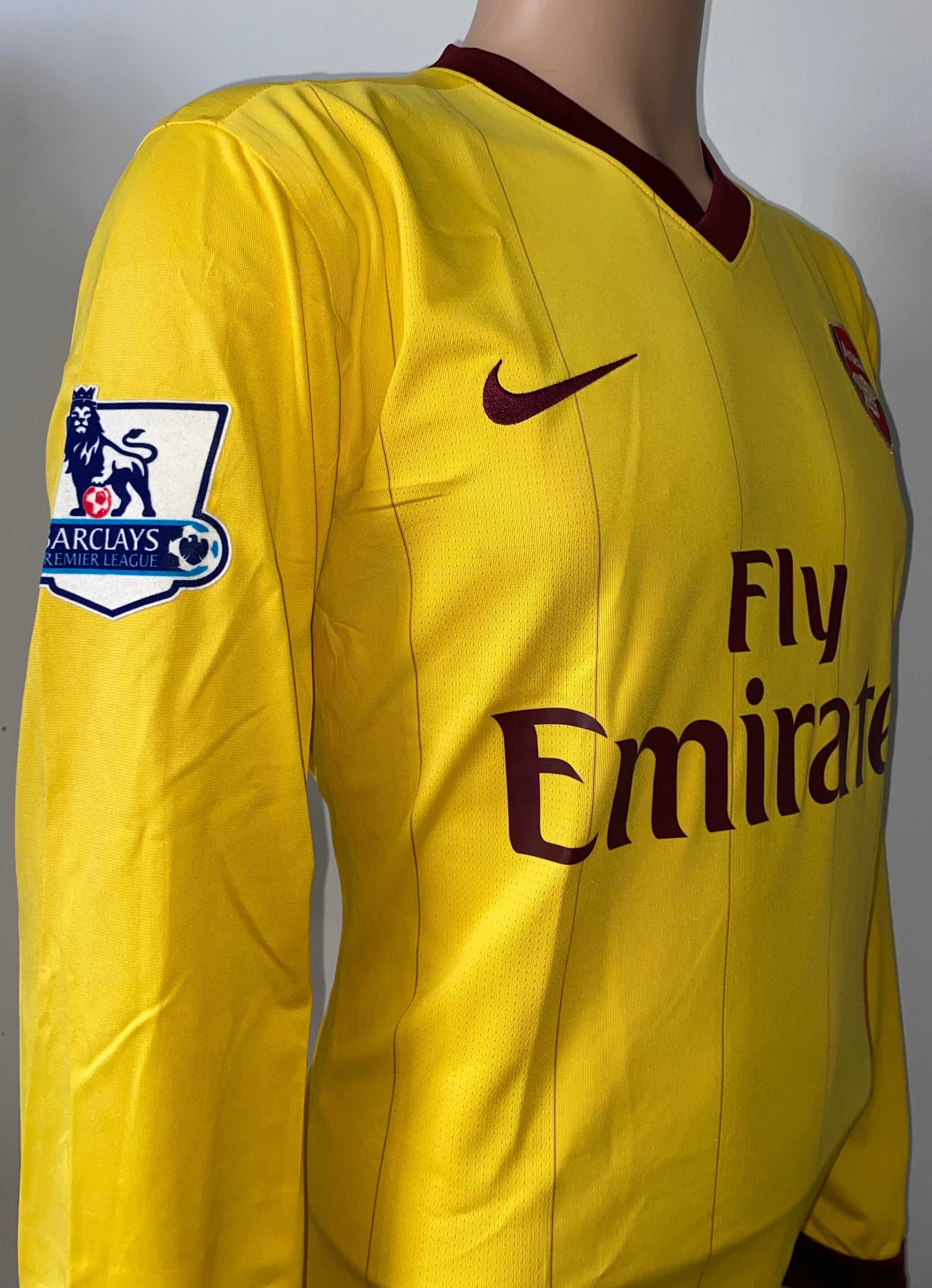 2010/11 ARSENAL MATCH ISSUE AWAY SHIRT (JENKINSON #25)