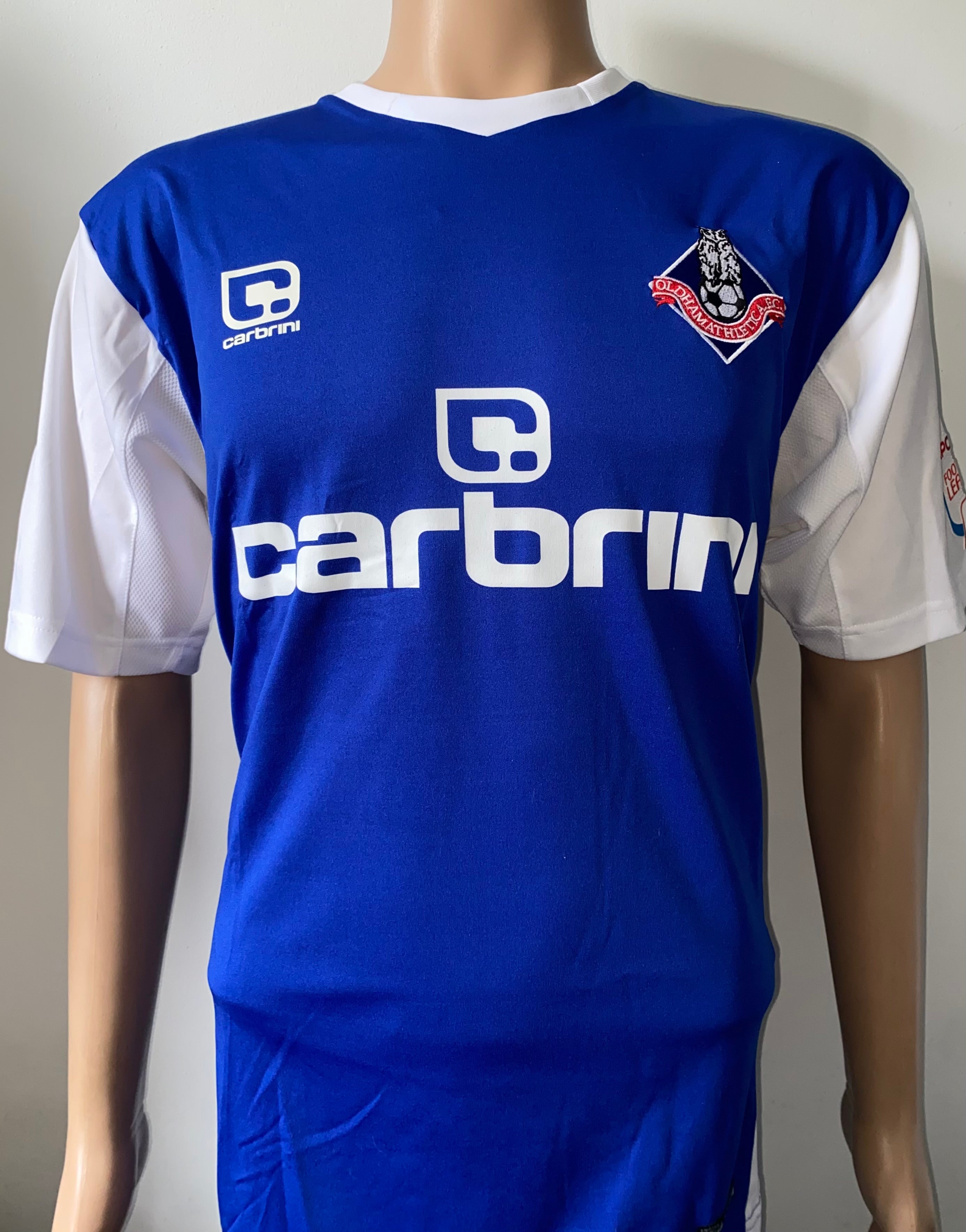 2011/12 OLDHAM ATHLETIC MATCH WORN HOME SHIRT (BROWN #6)