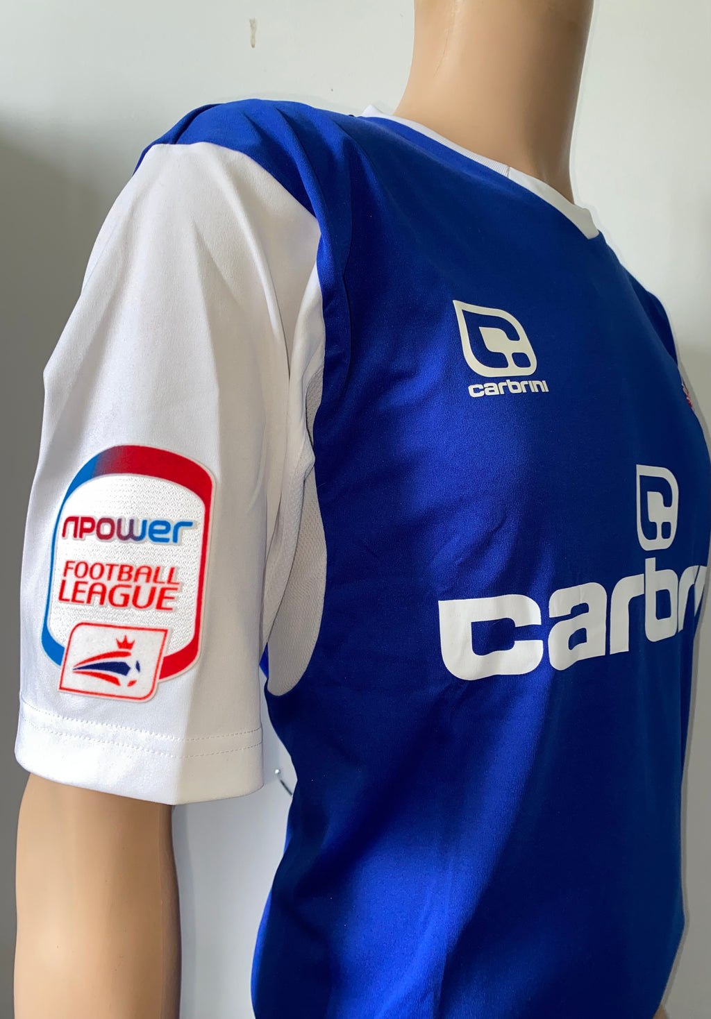 2011/12 OLDHAM ATHLETIC MATCH WORN HOME SHIRT (BROWN #6)
