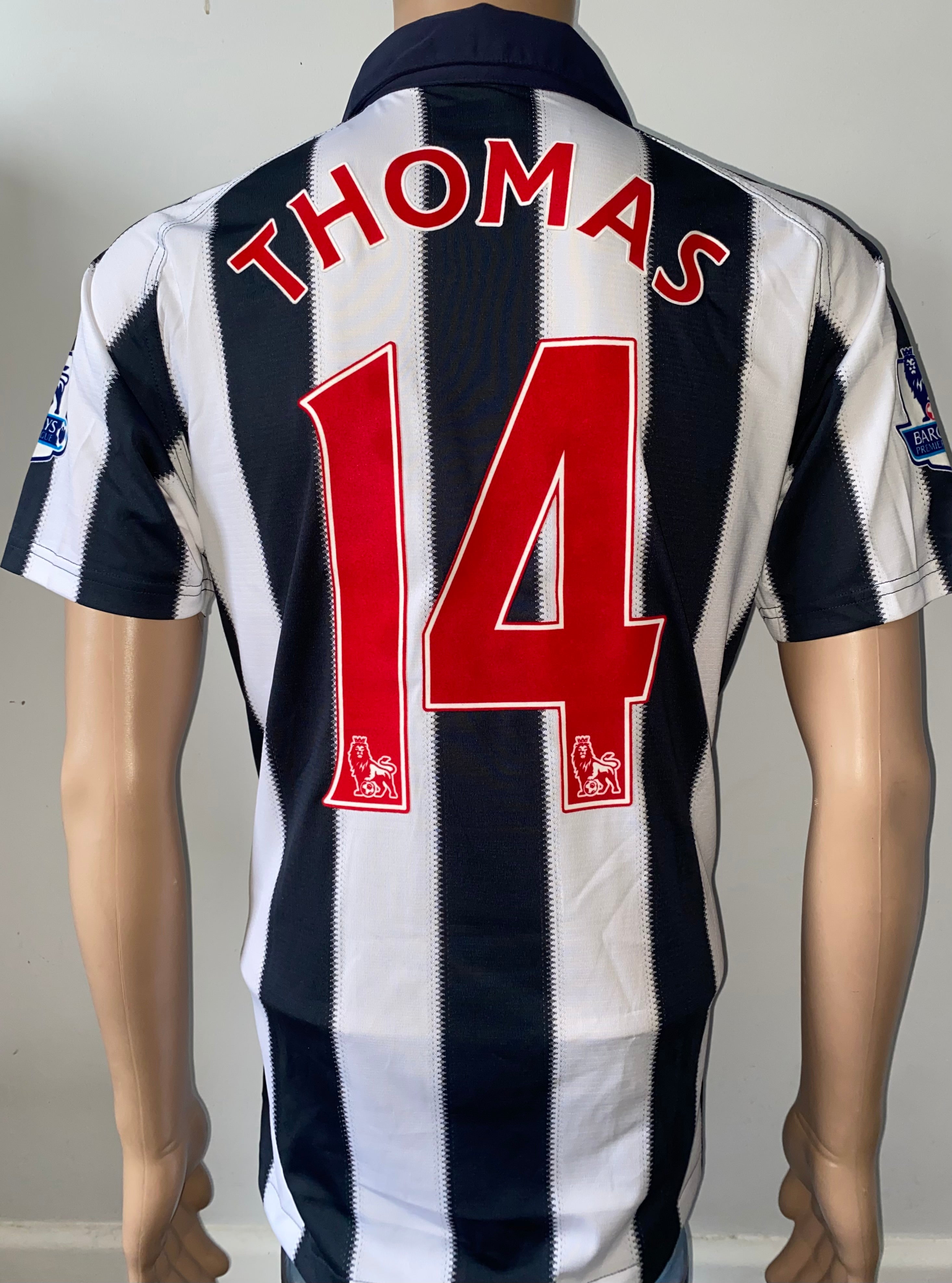 2010/11 WEST BROMWICH ALBION MATCH WORN SHIRT (THOMAS #14)