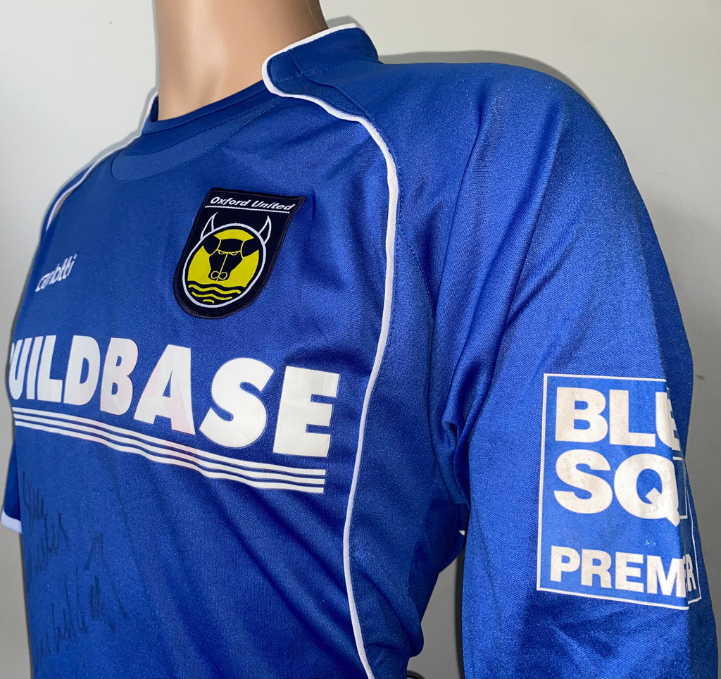 2008/09 OXFORD UNITED MATCH WORN AWAY SHIRT (EVANS #29)