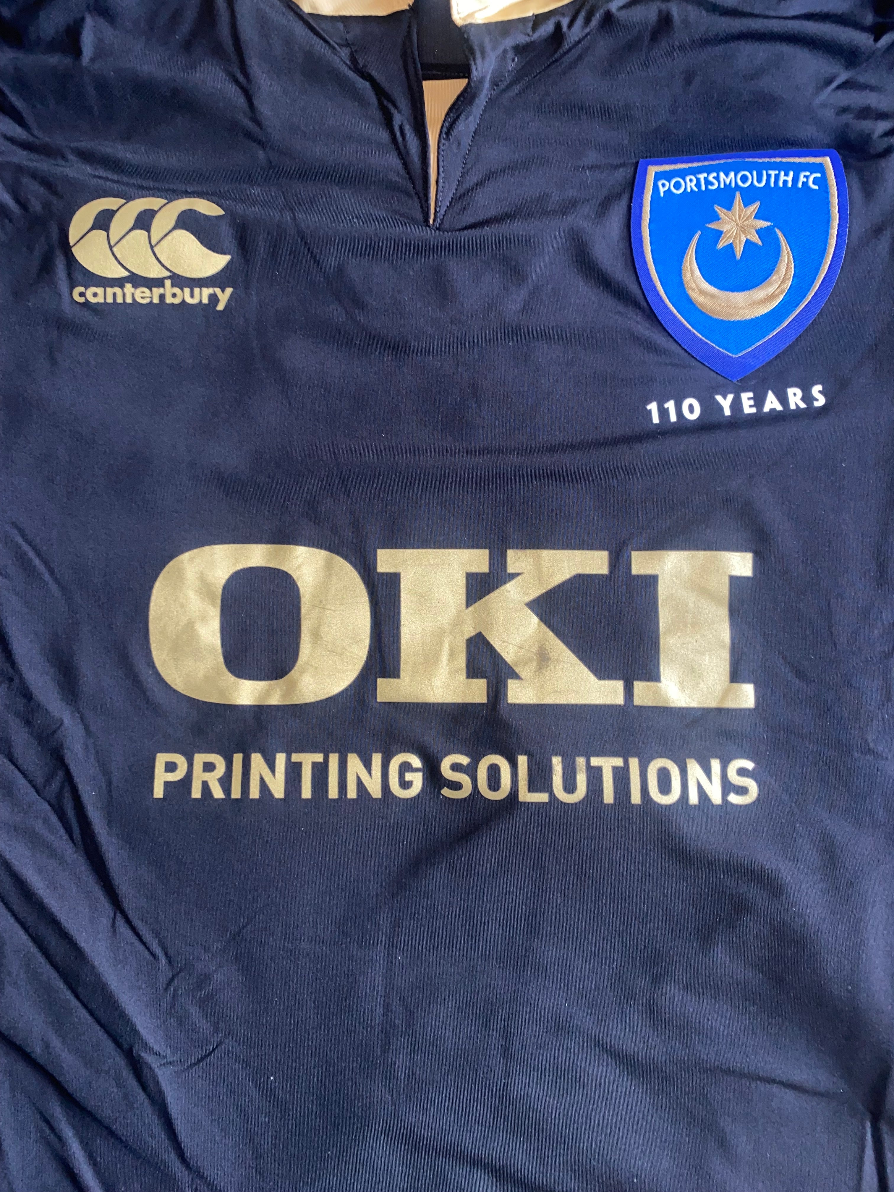 2008/09 MATCH WORN PORTSMOUTH THIRD SHIRT (NUGENT #10)