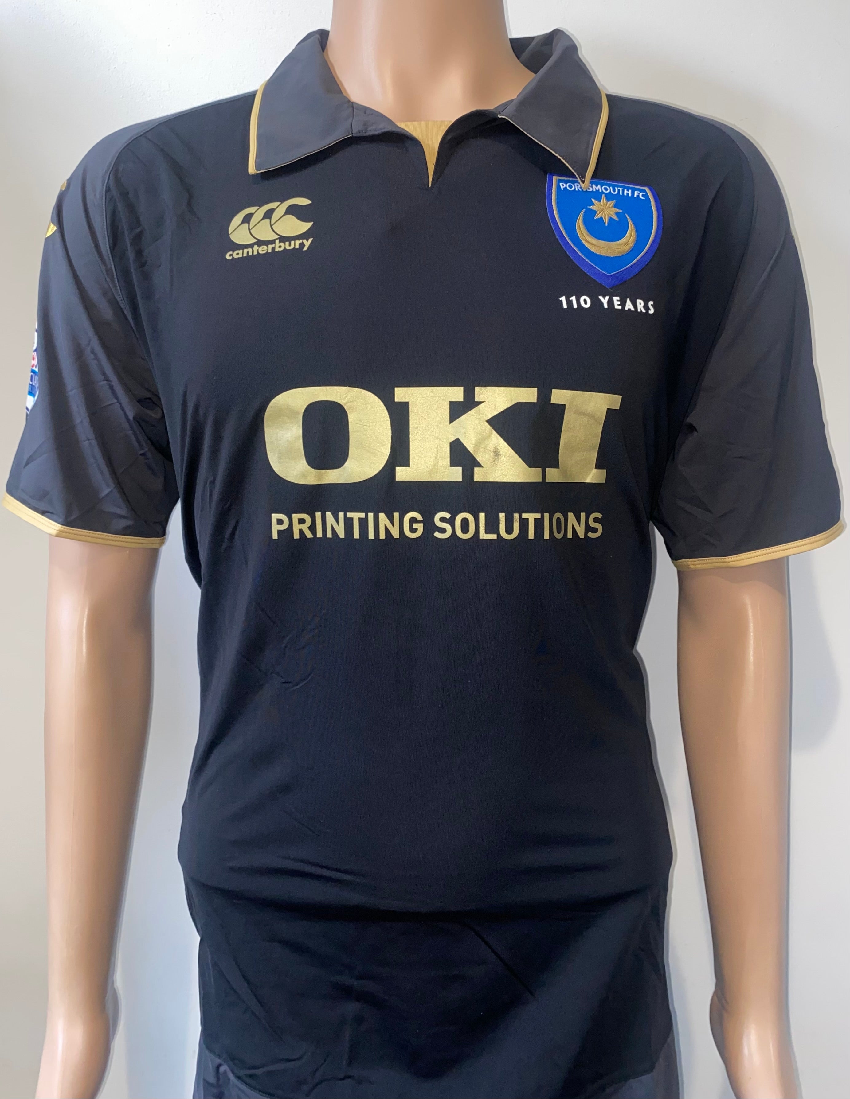 2008/09 MATCH WORN PORTSMOUTH THIRD SHIRT (NUGENT #10)