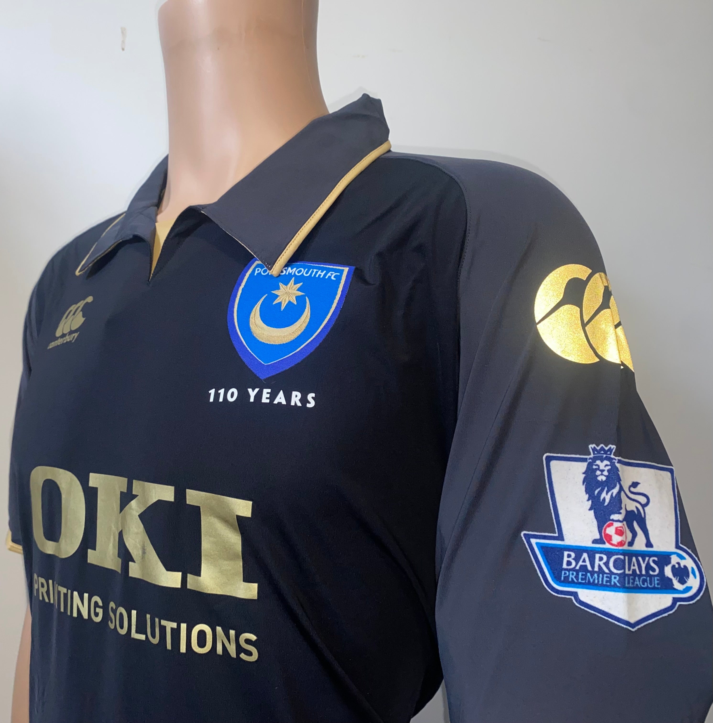 2008/09 MATCH WORN PORTSMOUTH THIRD SHIRT (NUGENT #10)