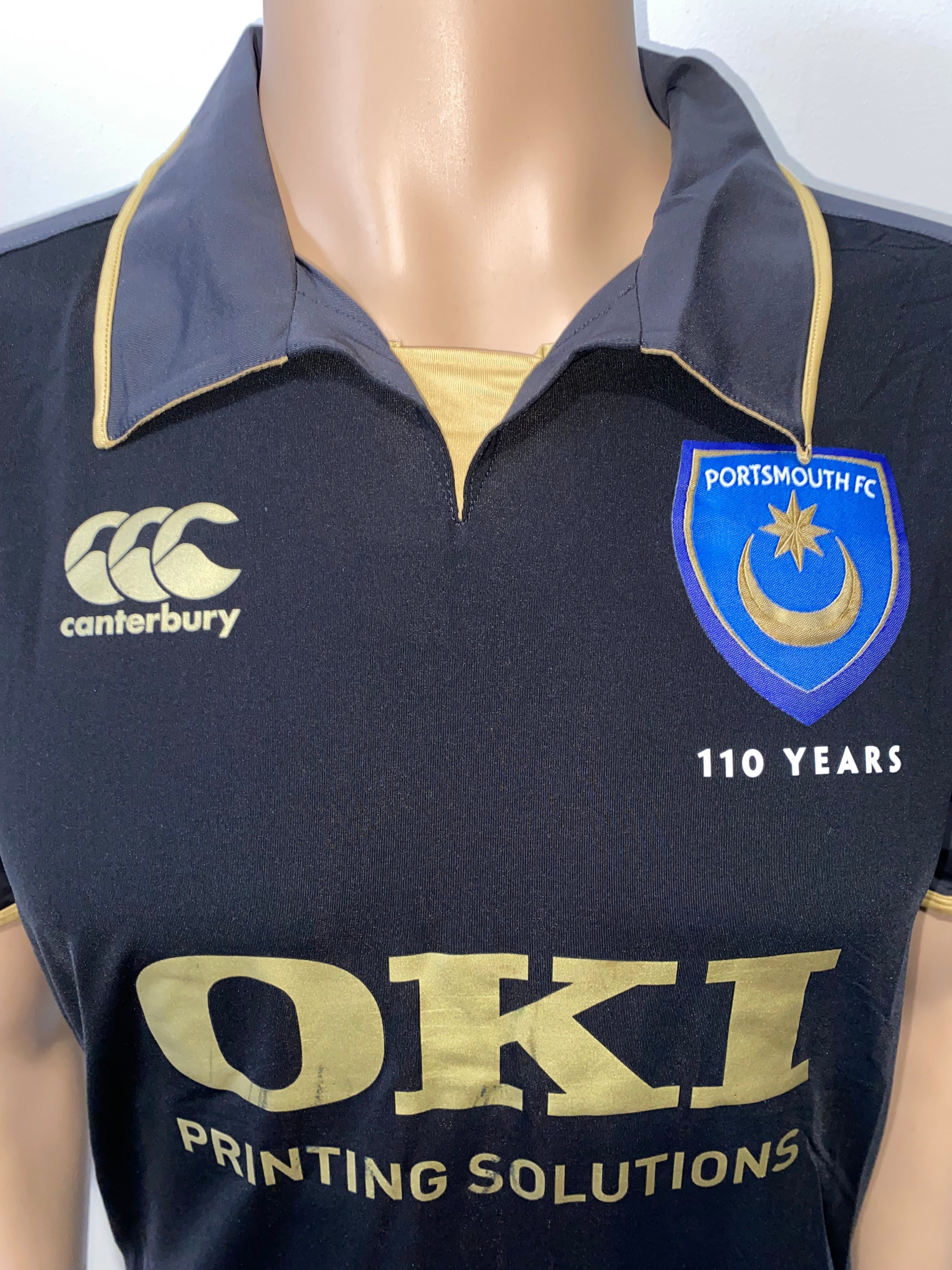 2008/09 MATCH WORN PORTSMOUTH THIRD SHIRT (PELE #26)