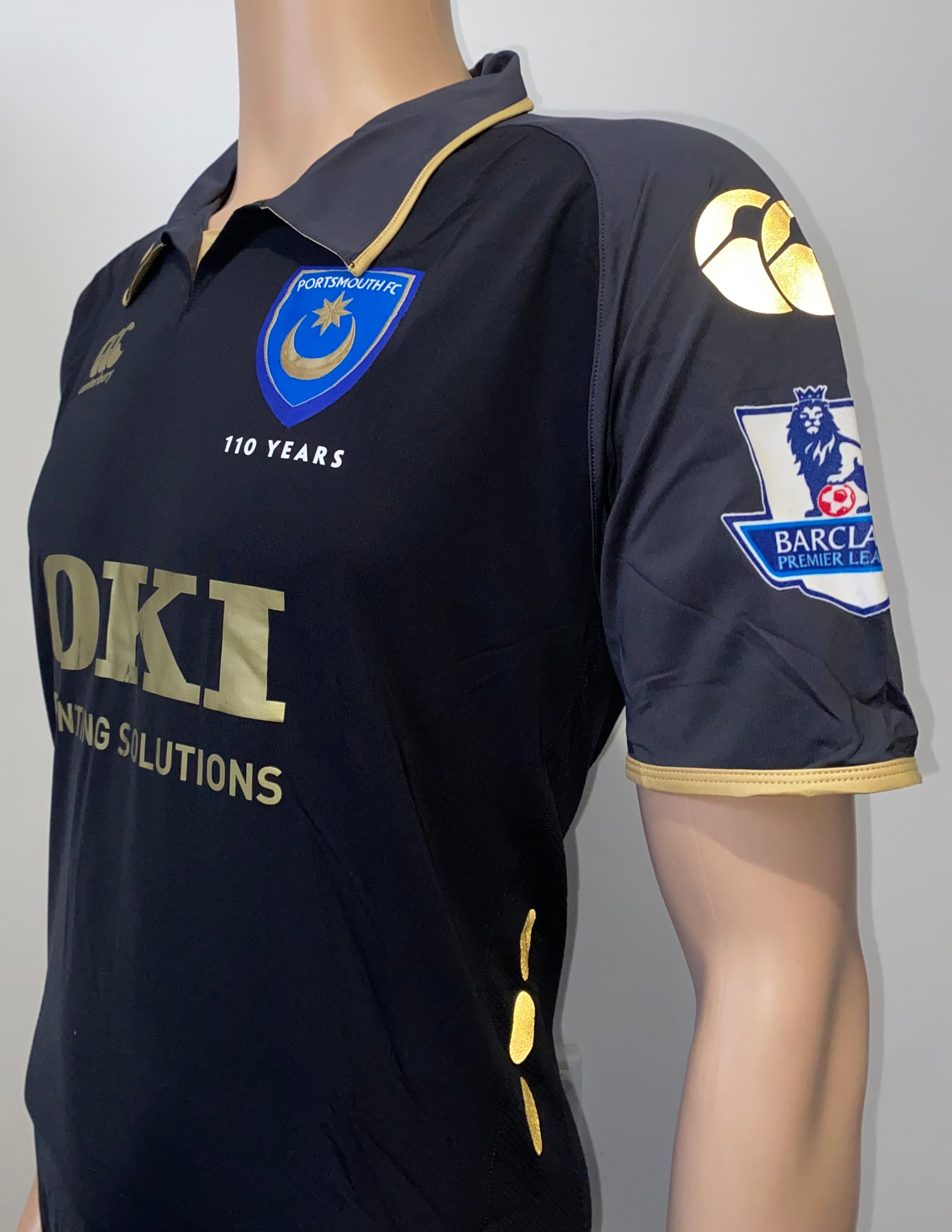 2008/09 MATCH WORN PORTSMOUTH THIRD SHIRT (PELE #26)