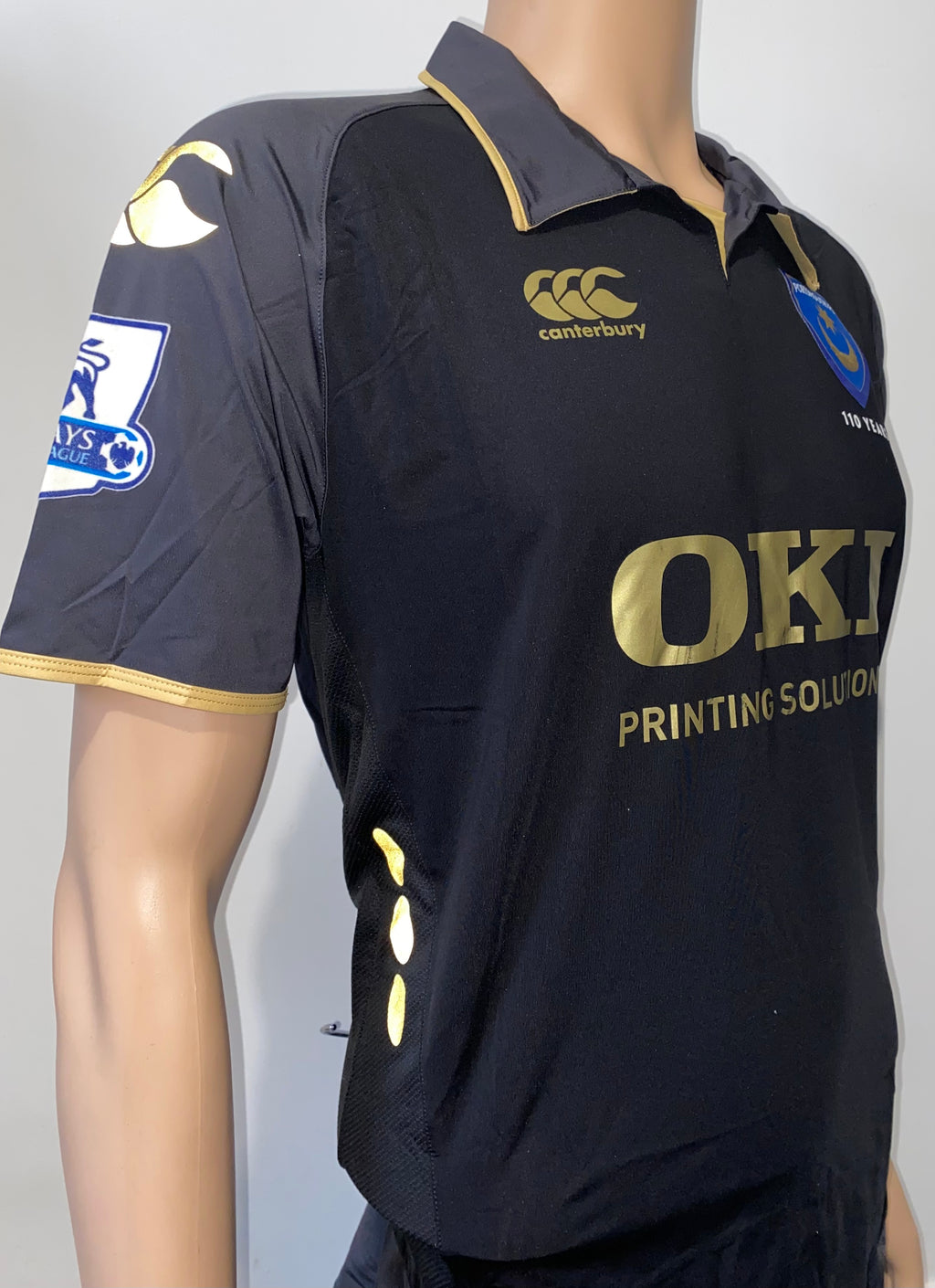 2008/09 MATCH WORN PORTSMOUTH THIRD SHIRT (PELE #26)