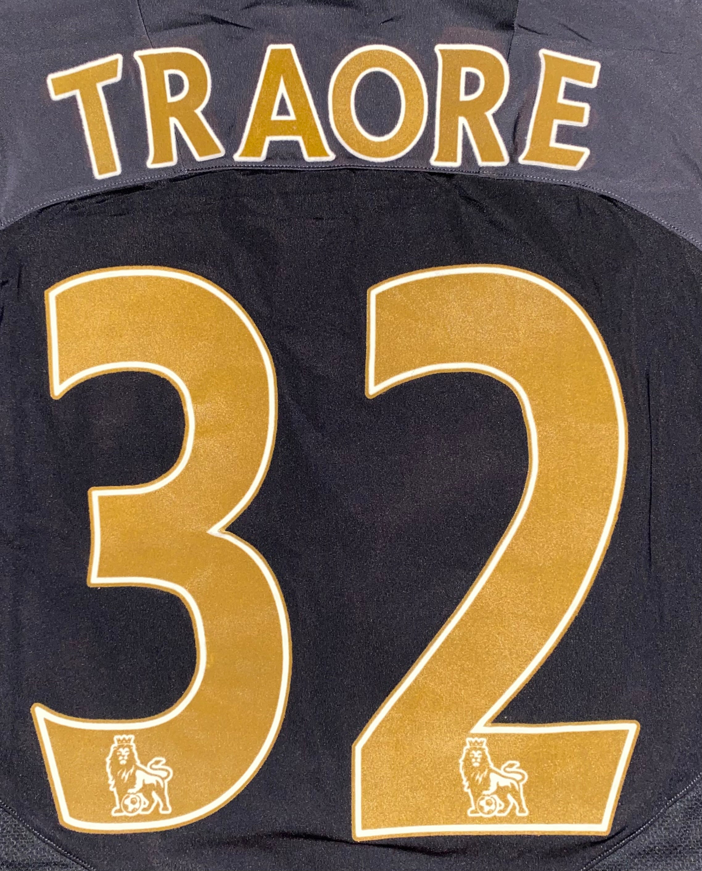 2008/09 MATCH WORN PORTSMOUTH THIRD SHIRT (TRAORE #32)