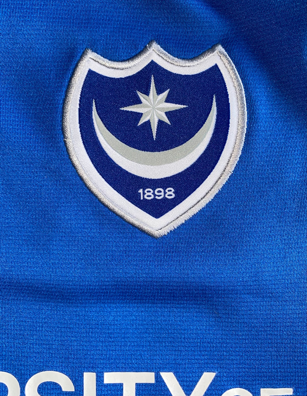 2019/20 PORTSMOUTH MATCH WORN HOME SHIRT (CASEY #31 carabao cup)