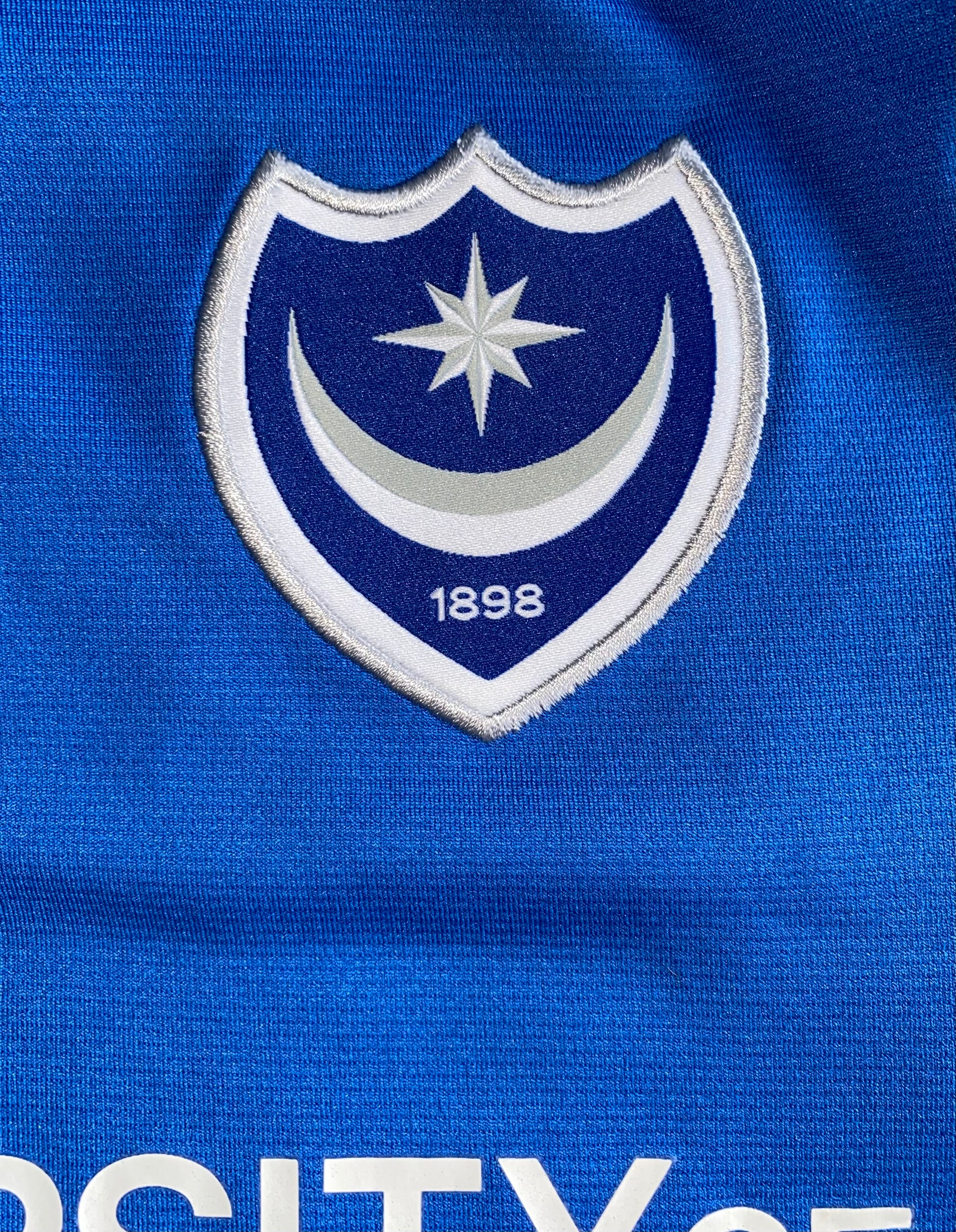 2019/20 PORTSMOUTH MATCH WORN HOME SHIRT (CASEY #31 carabao cup)
